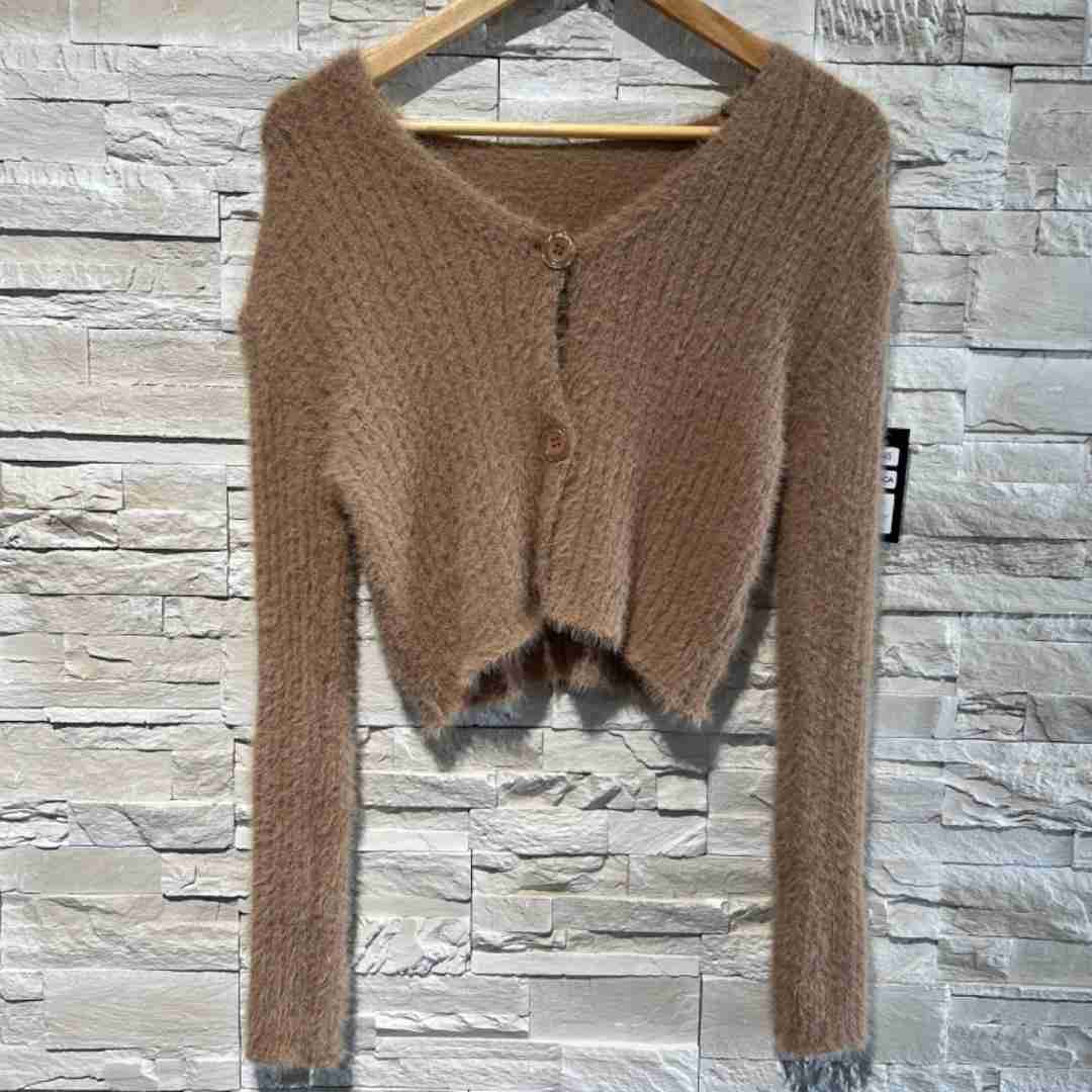 Cardigan peluche