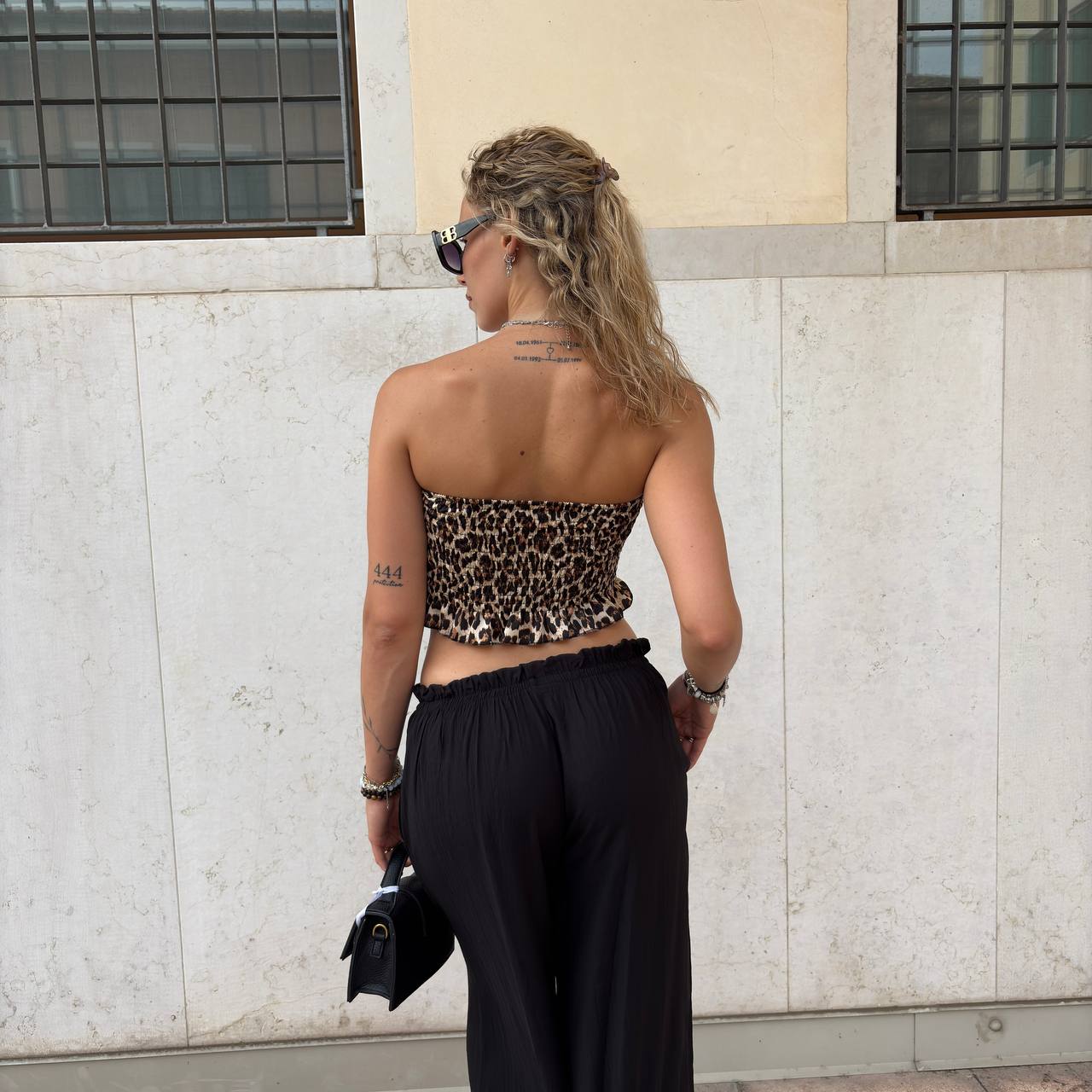 Top bandana animalier
