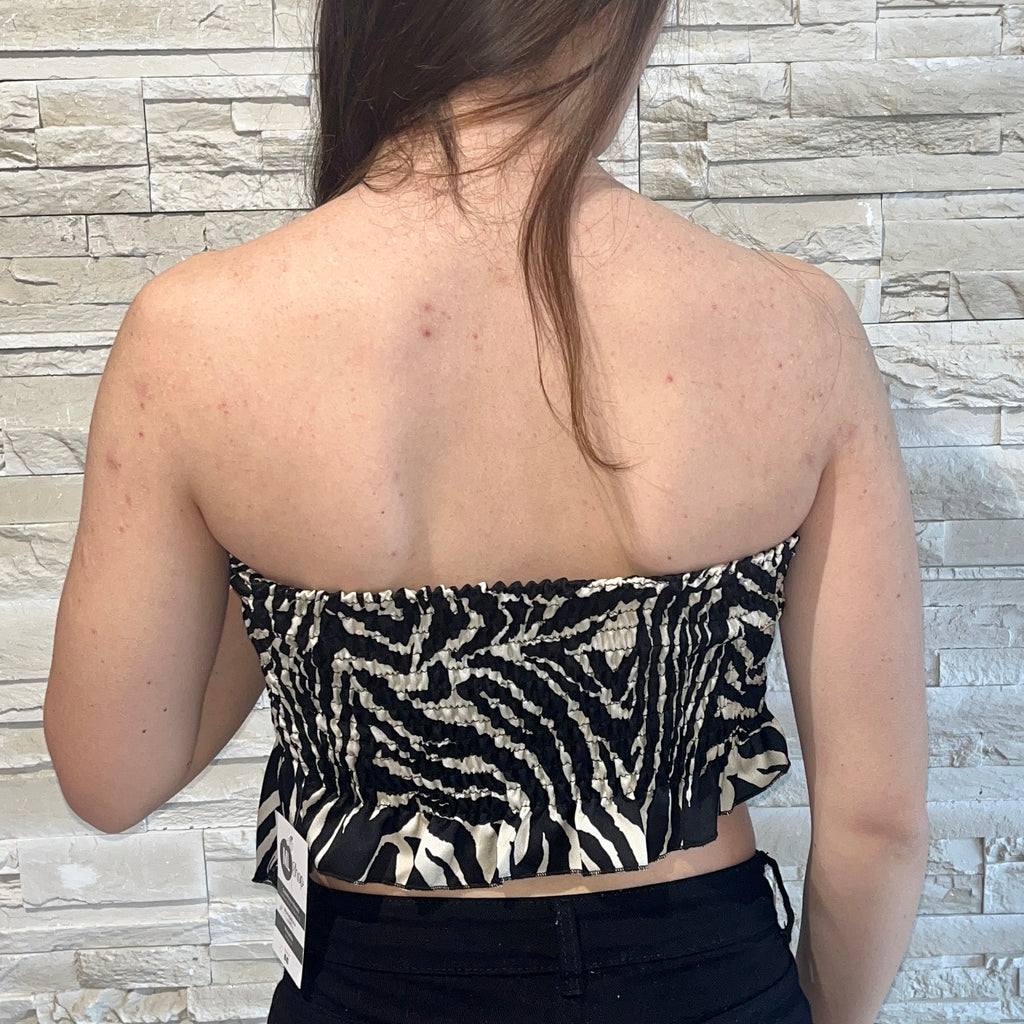 Top bandana animalier