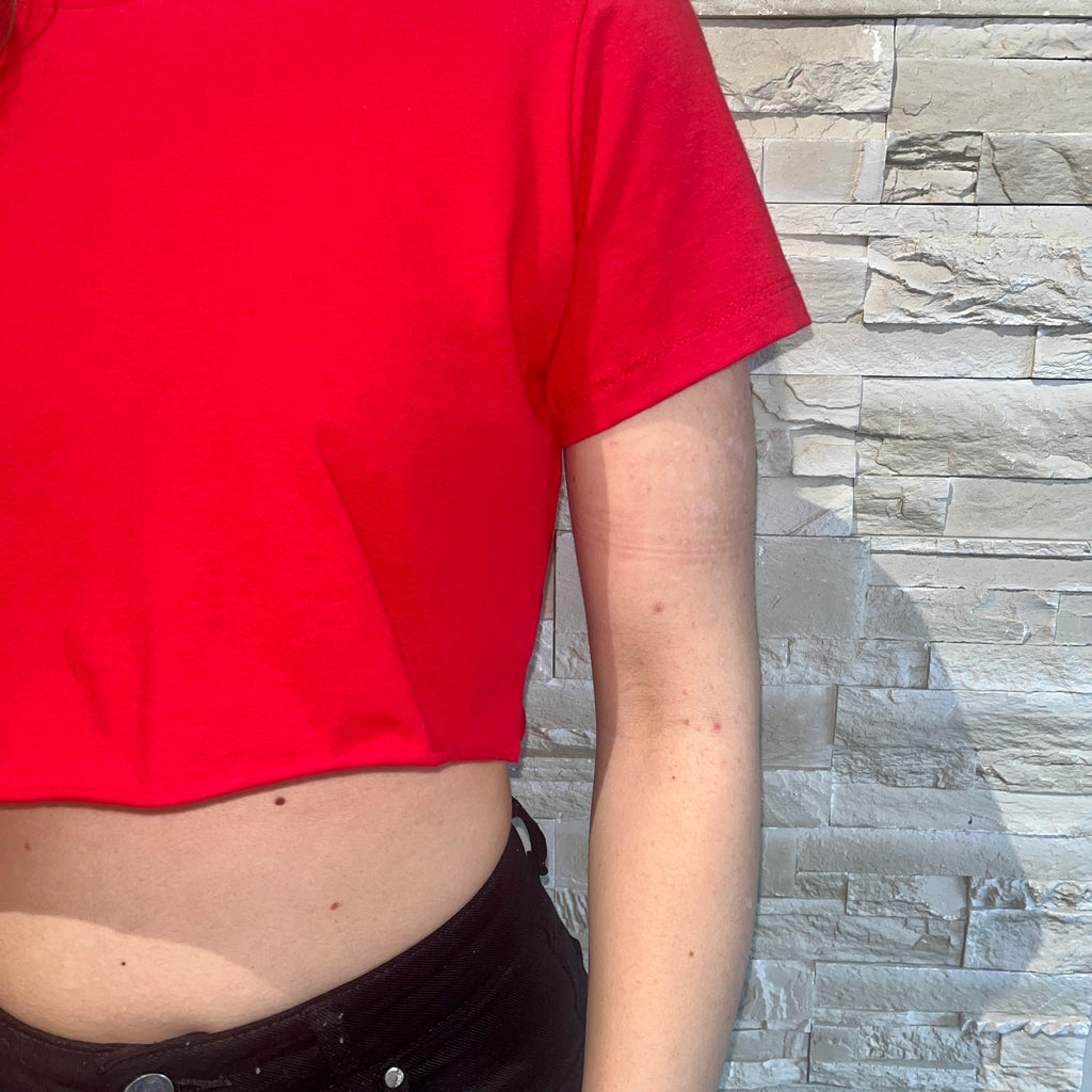 T-shirt crop basic
