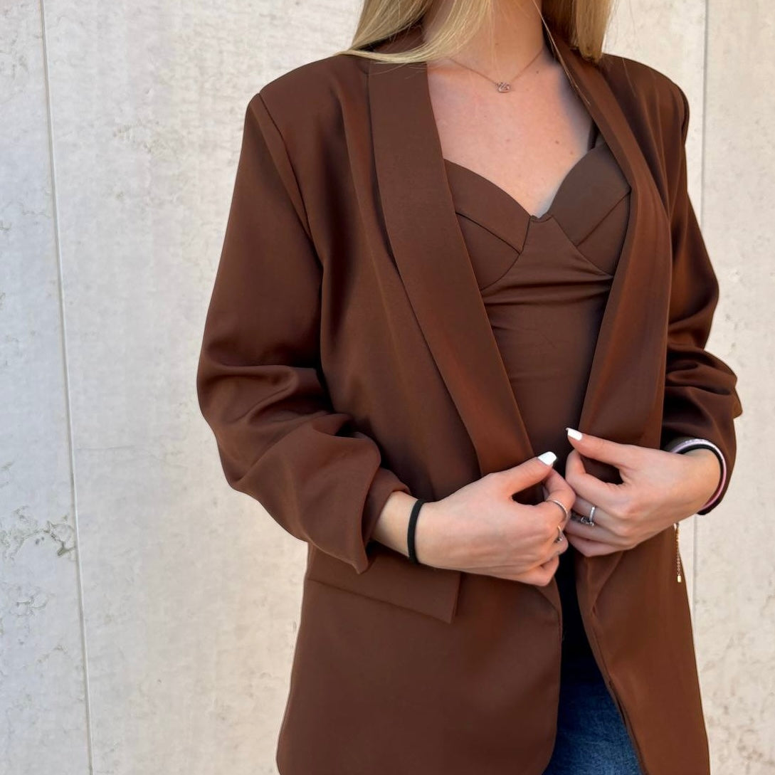 Blazer morena