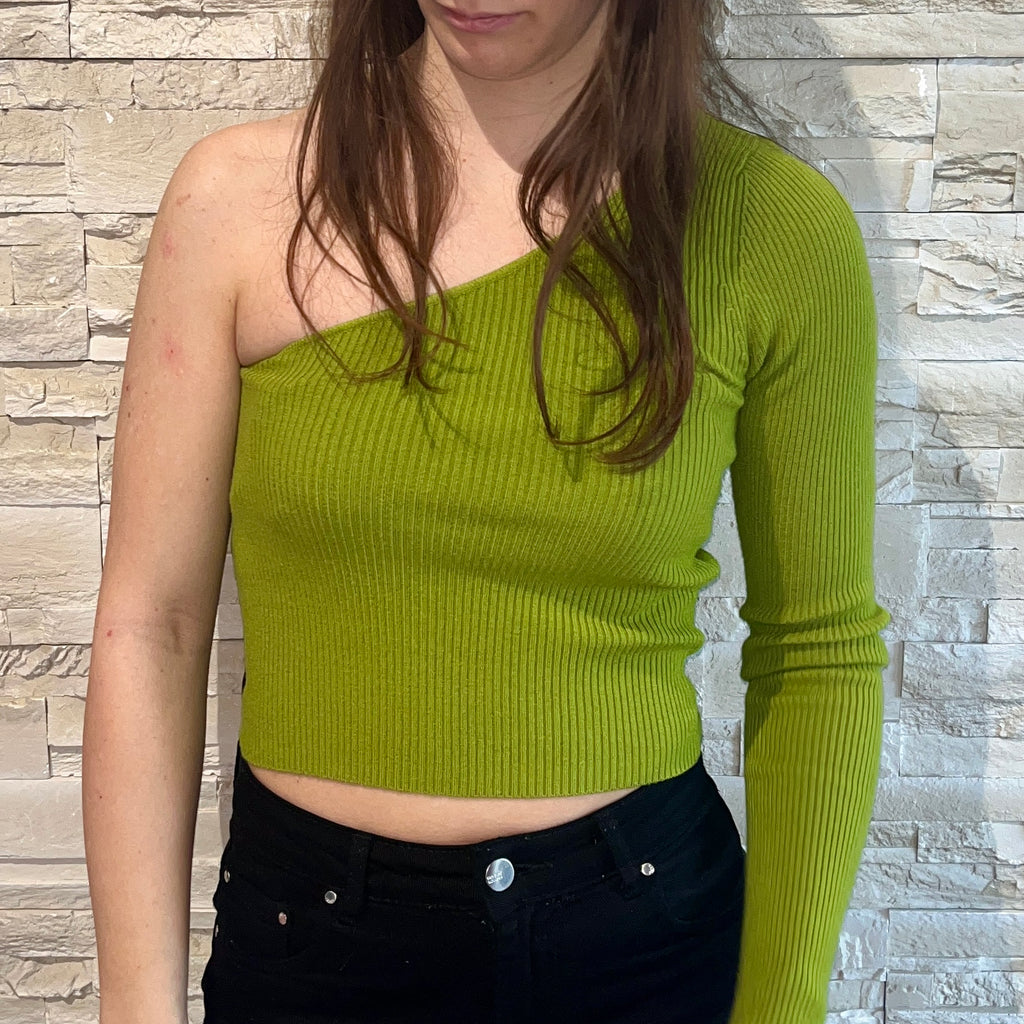 Maglione one shoulder
