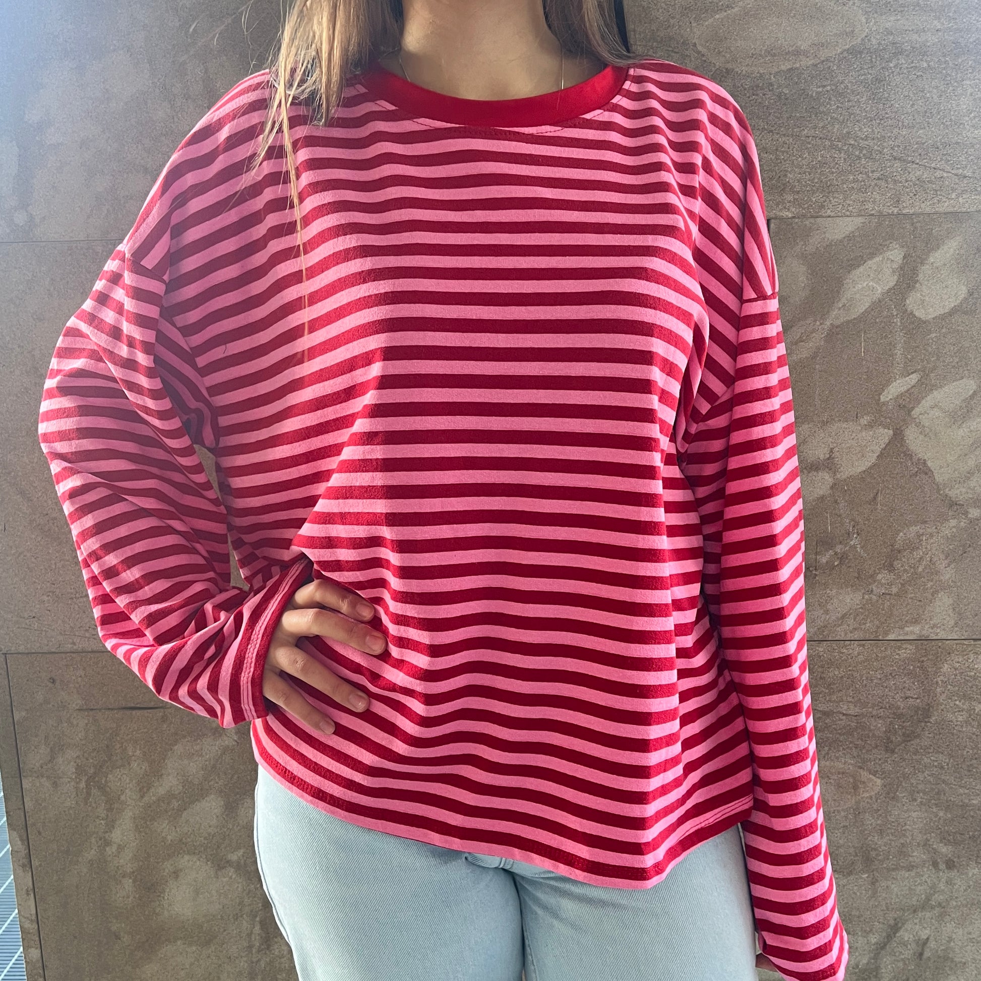 Maglietta club righe