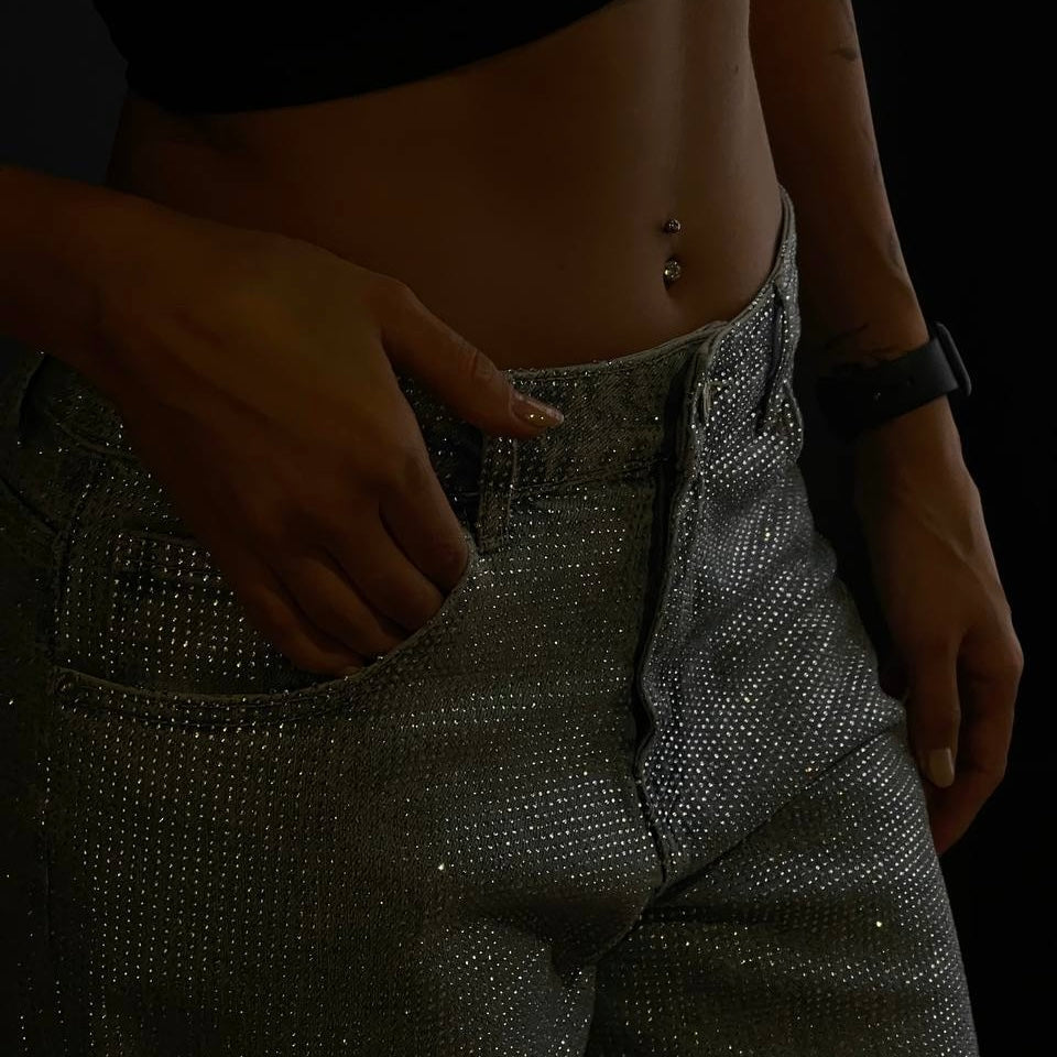 Jeans glam