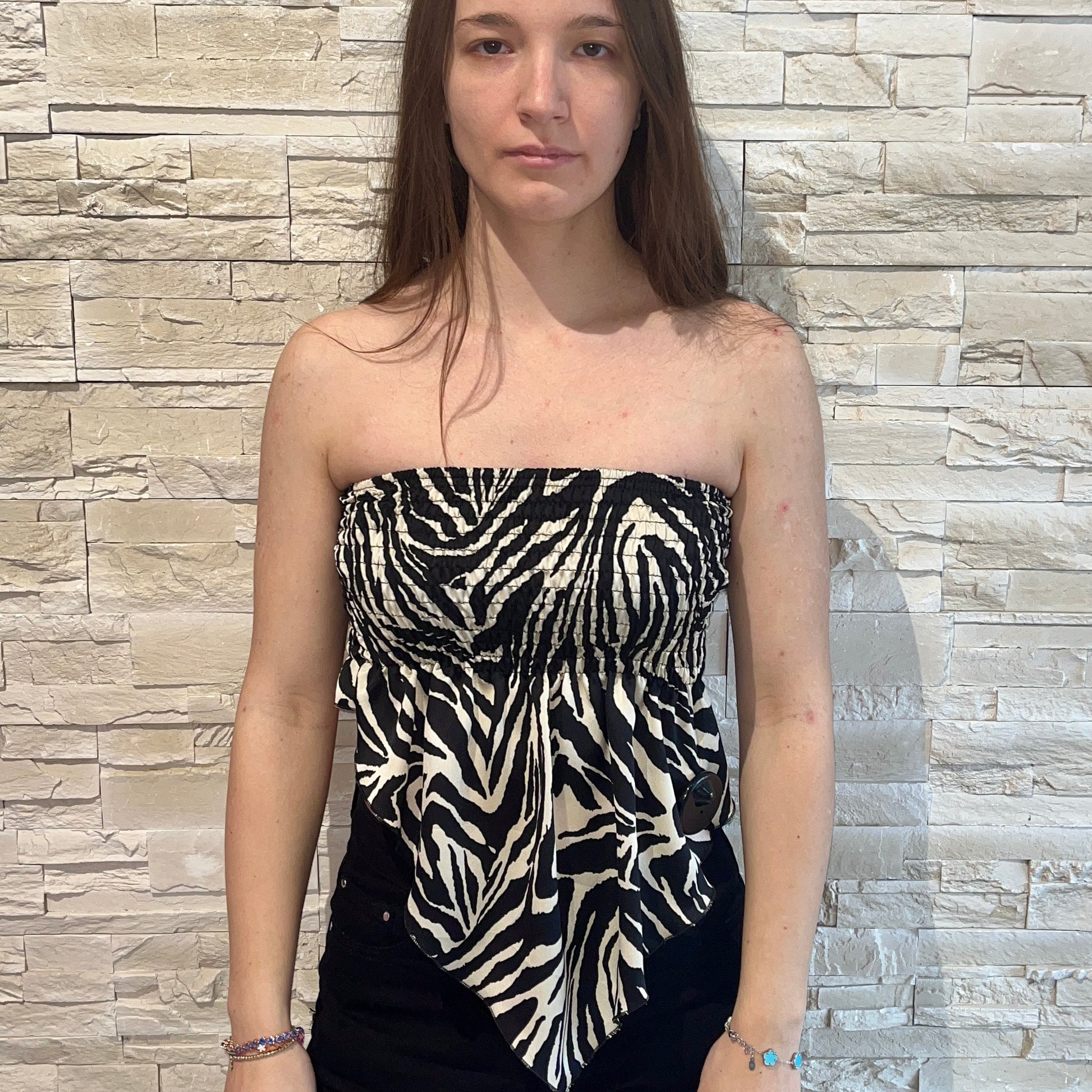 Top bandana animalier