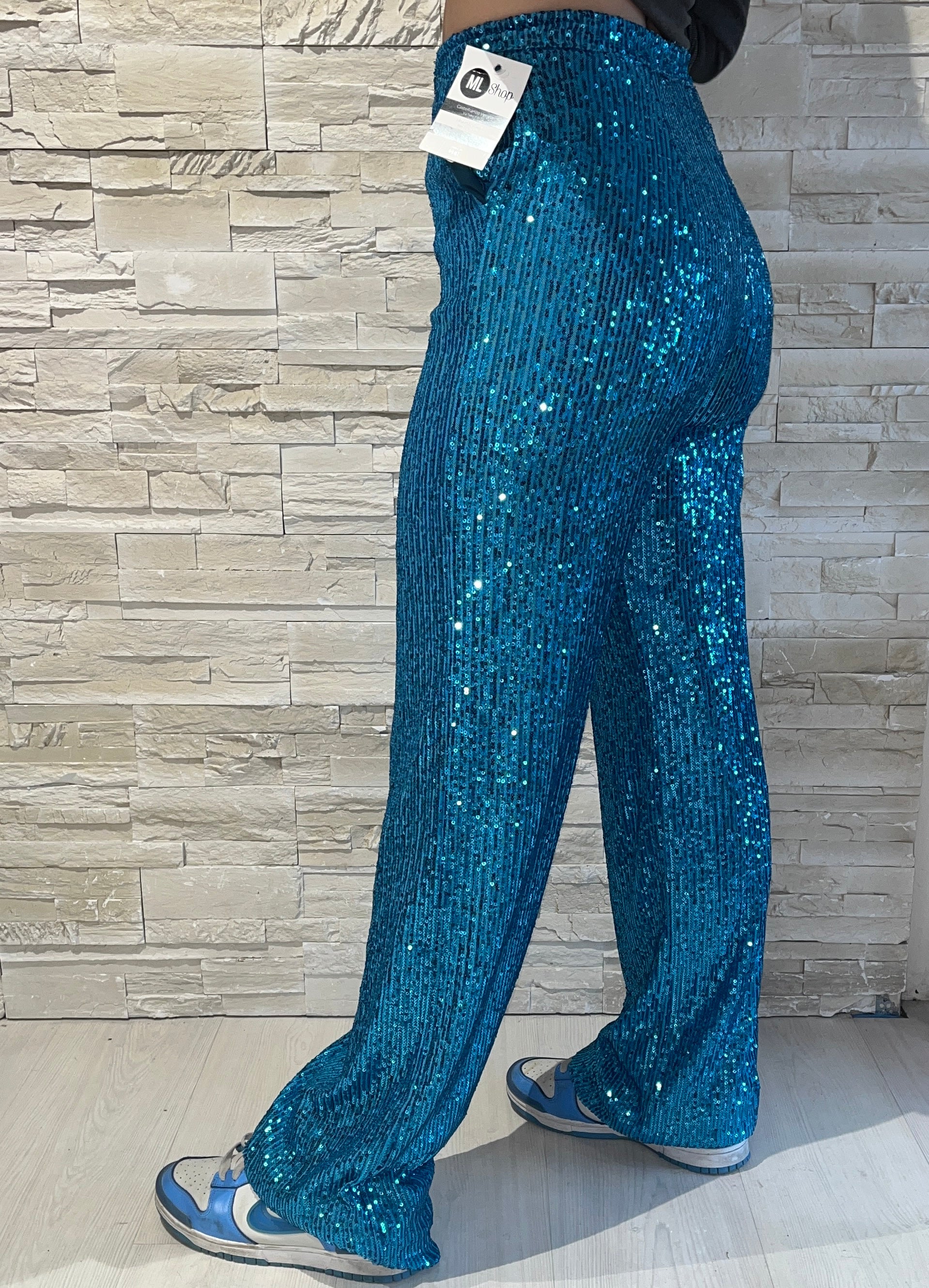 Pantaloni pailettes