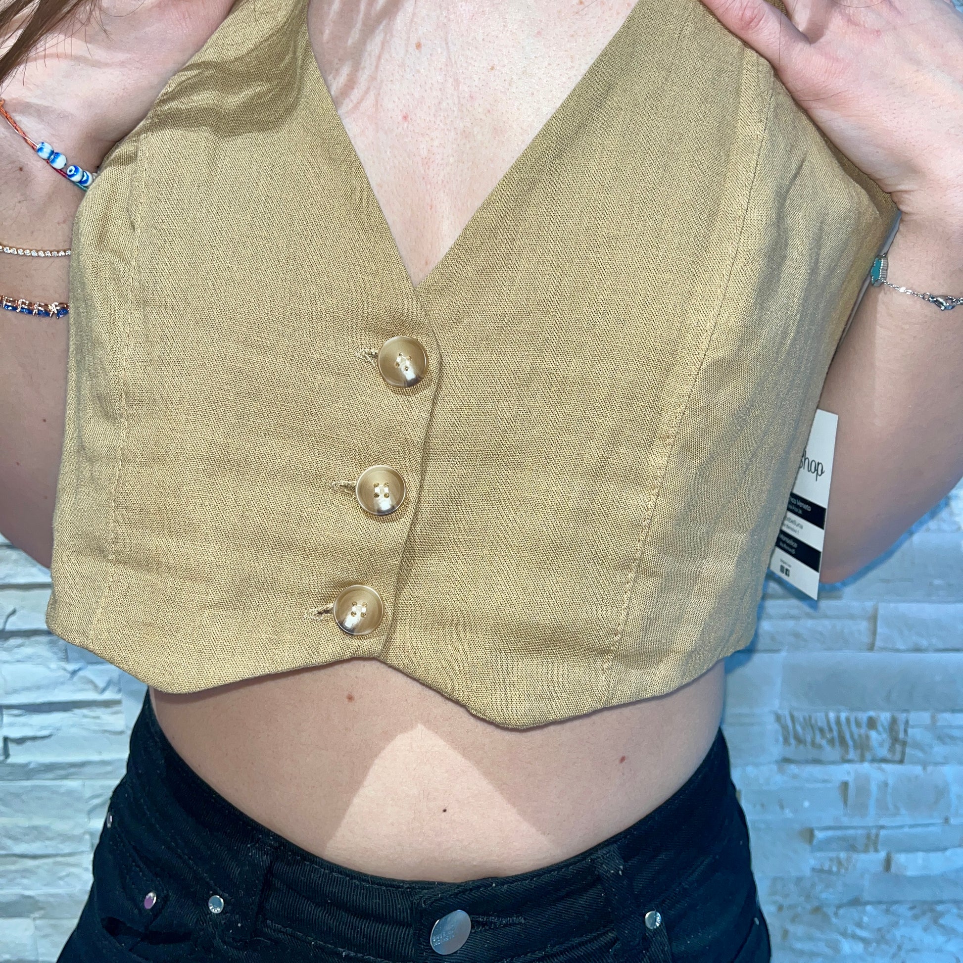 Gilet in lino