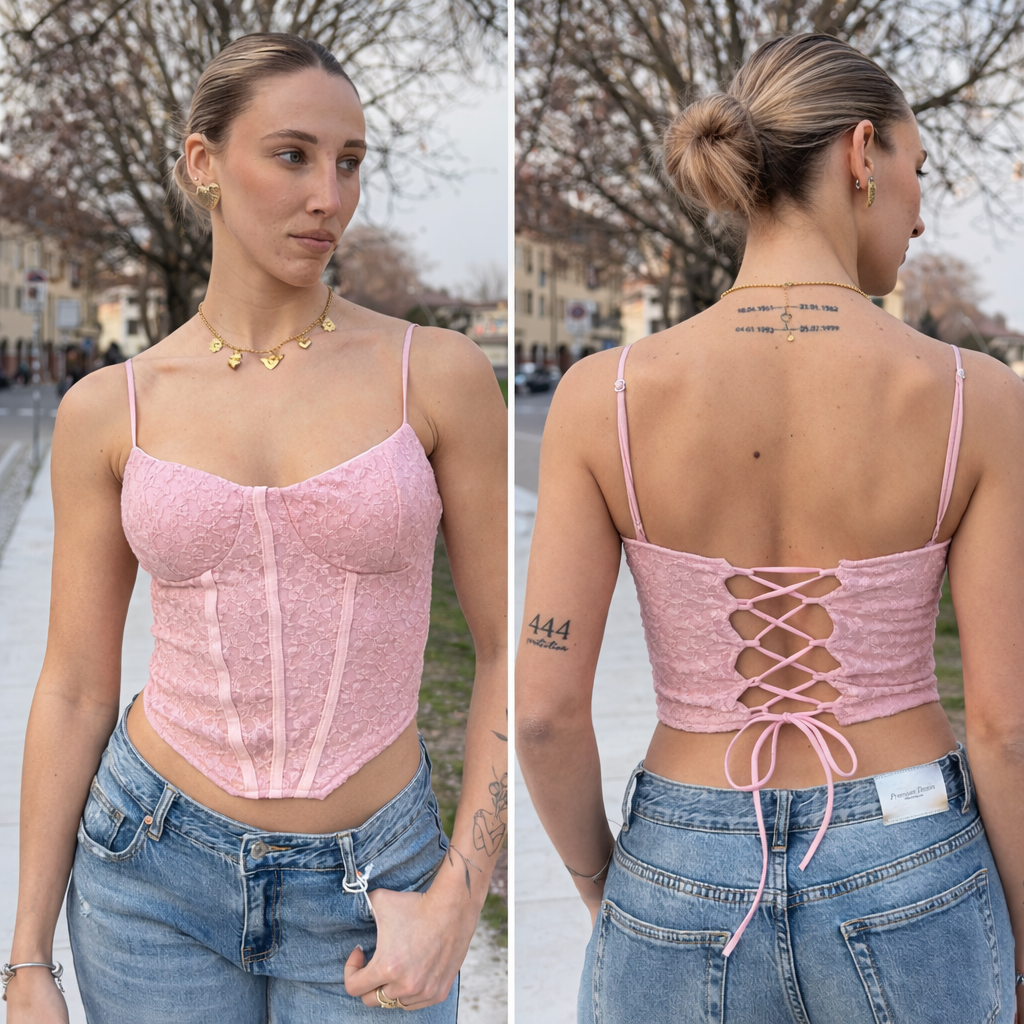 Corsetto lacci romy