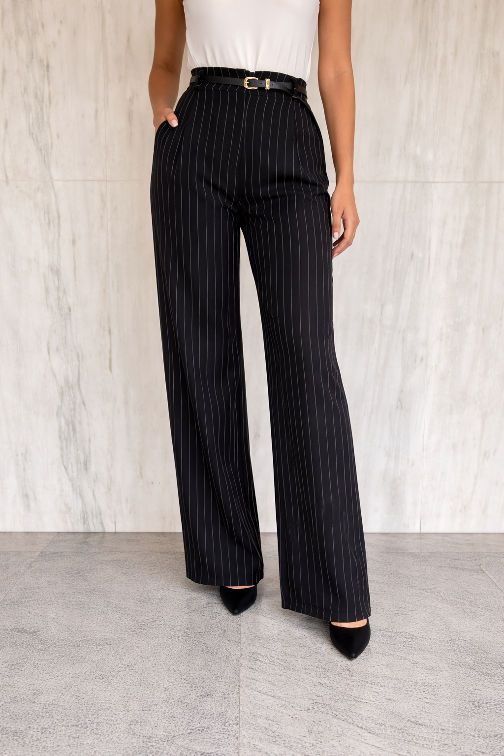Pantaloni gessato rober