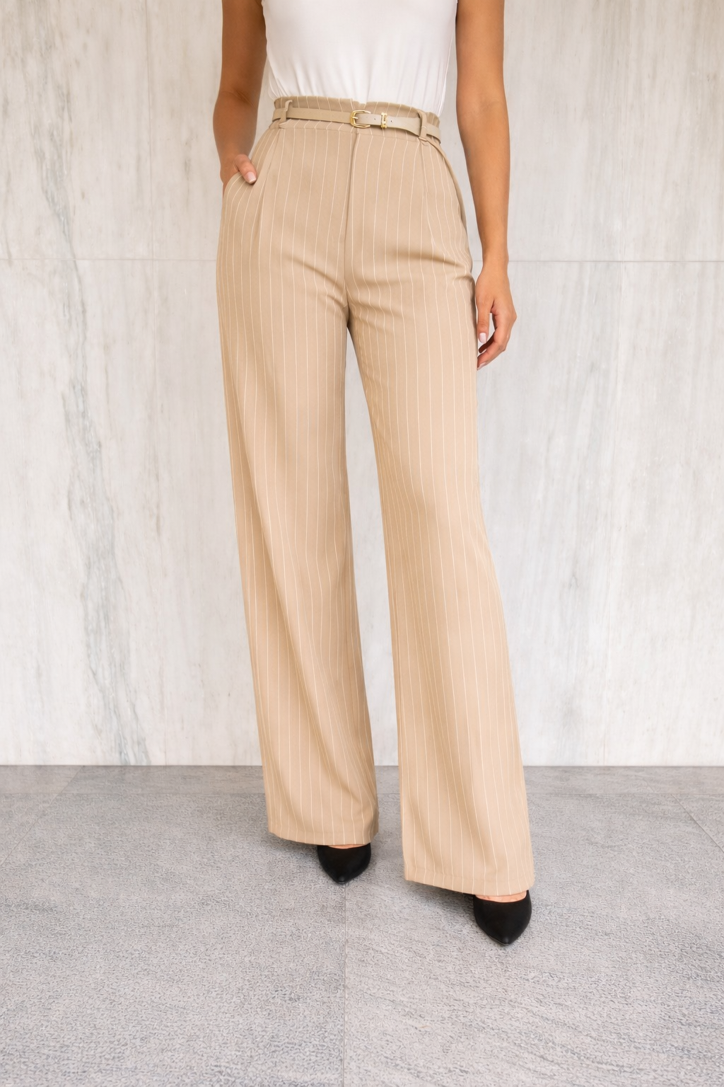 Pantaloni gessato rober