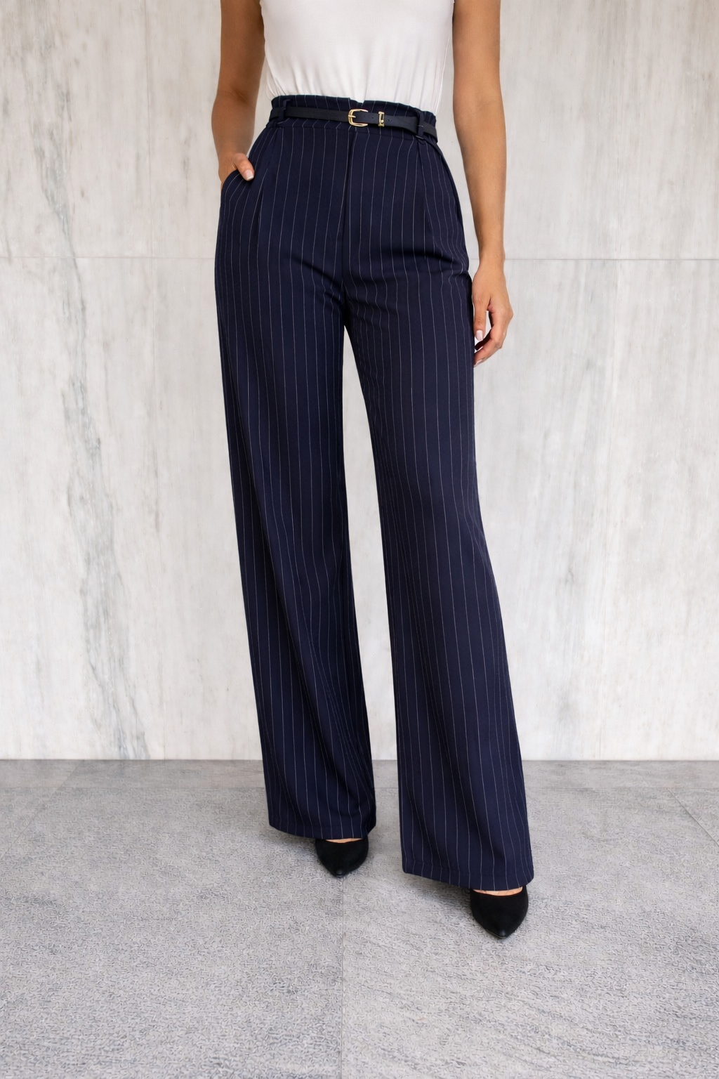 Pantaloni gessato rober