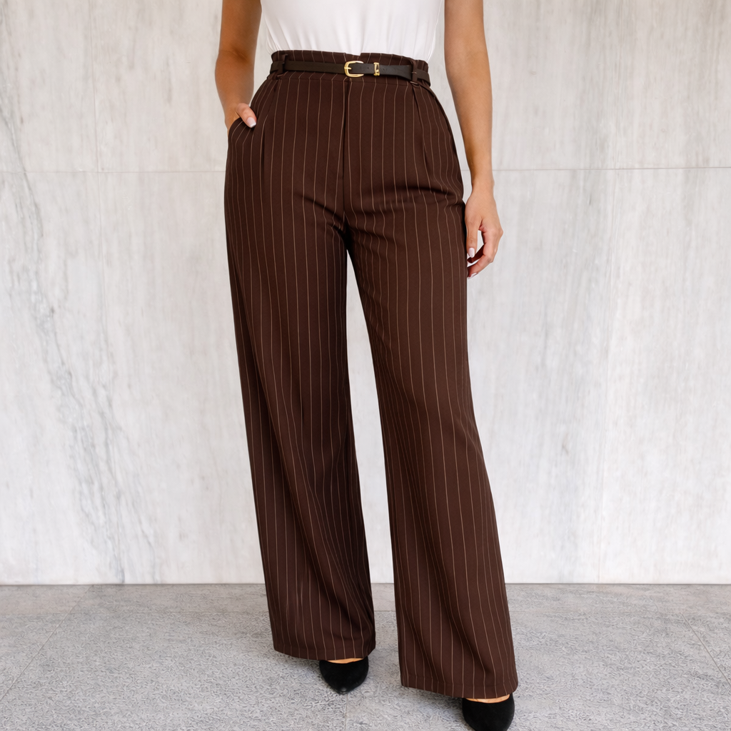 Pantaloni gessato rober