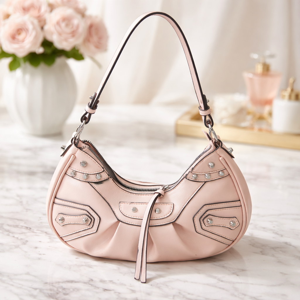 Borsetta Pink borchie