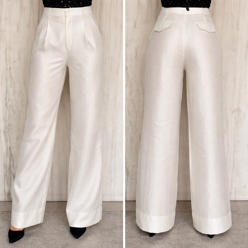 Pantalone perlato aurora