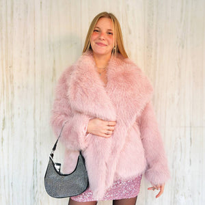 Pelliccia eco Pink dreams