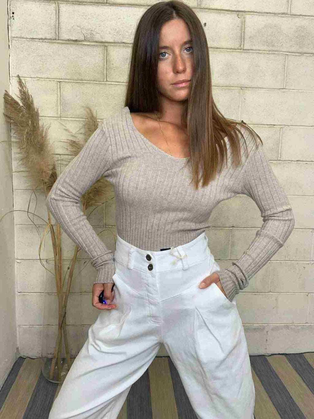 Maglioncino scollo a v