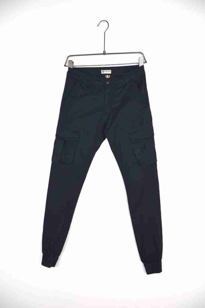 Pantaloni cargo con polsino