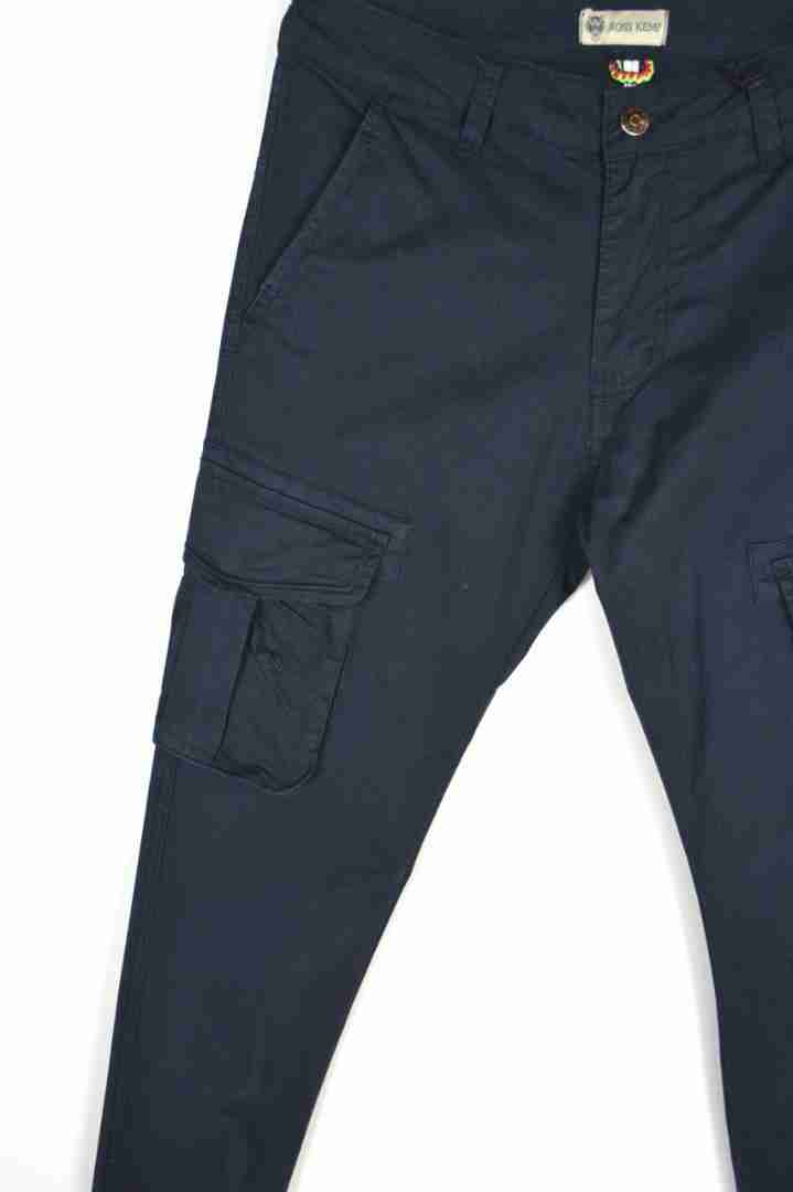 Pantaloni cargo con polsino