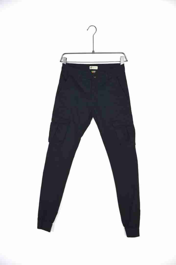 Pantaloni cargo con polsino