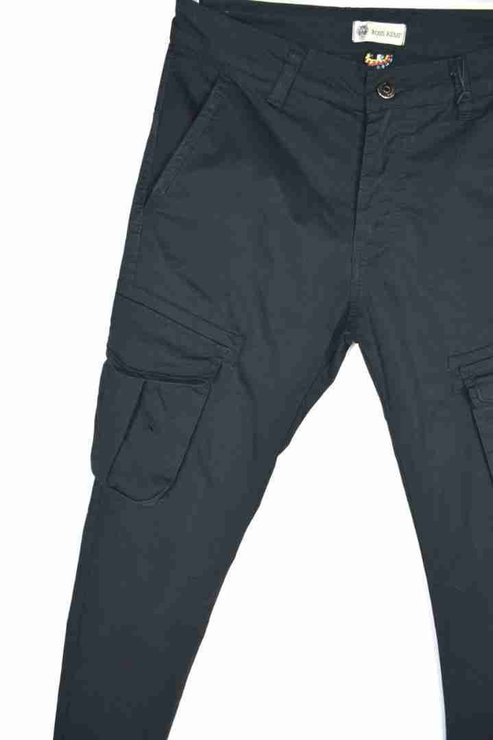 Pantaloni cargo con polsino