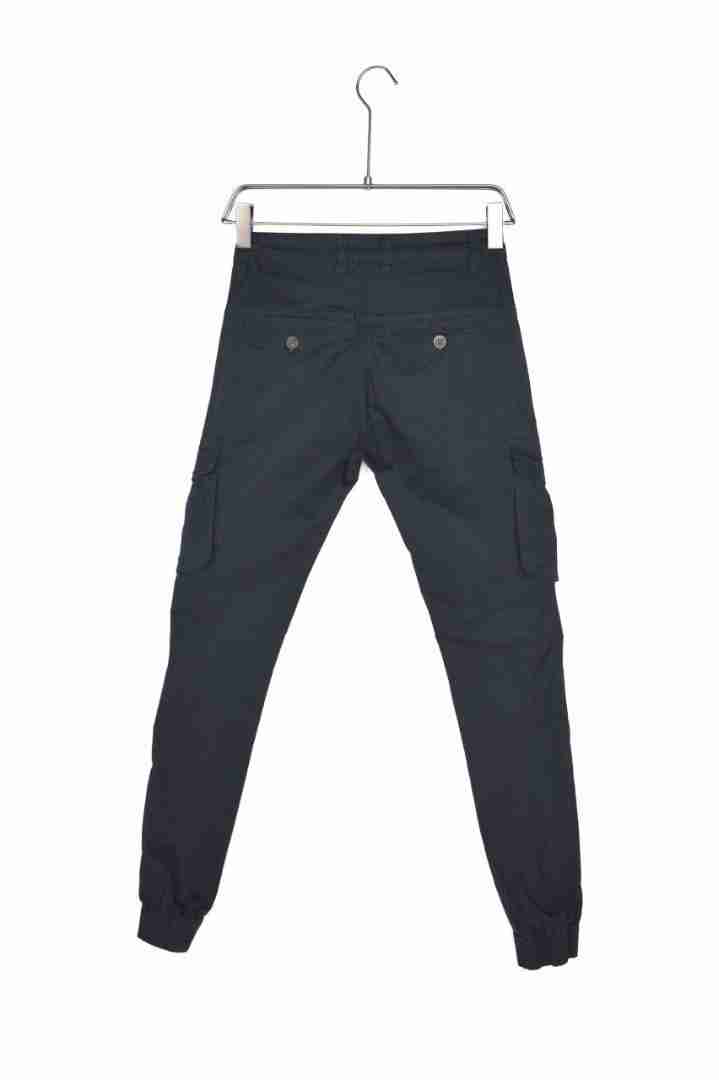 Pantaloni cargo con polsino