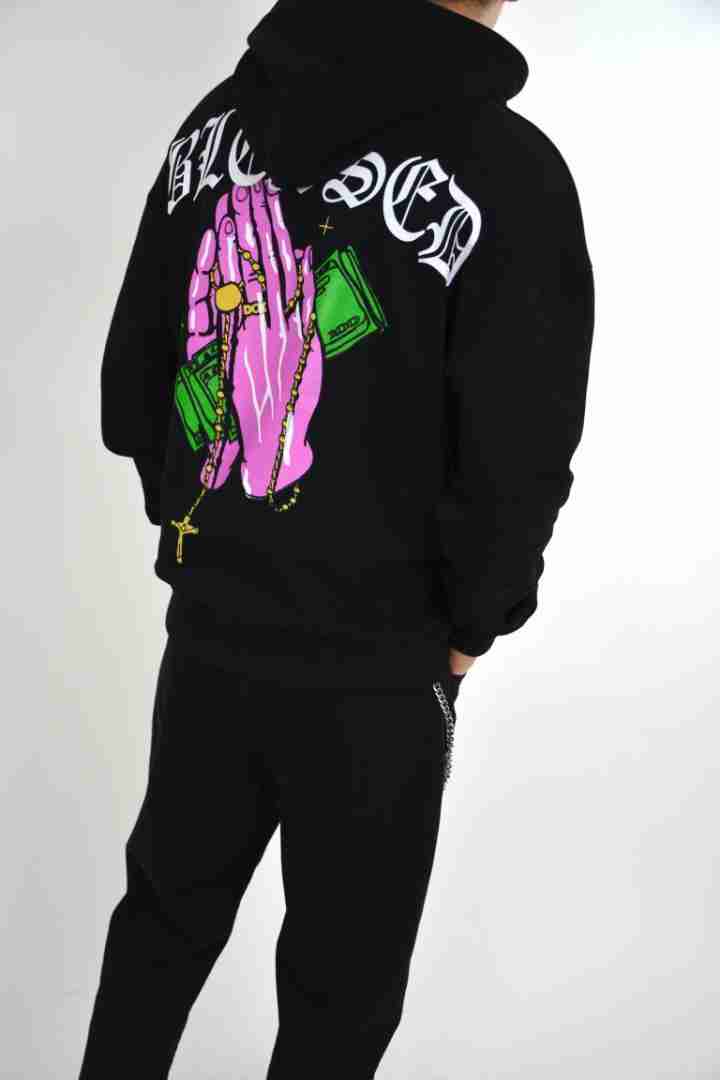 Felpa oversize blessed