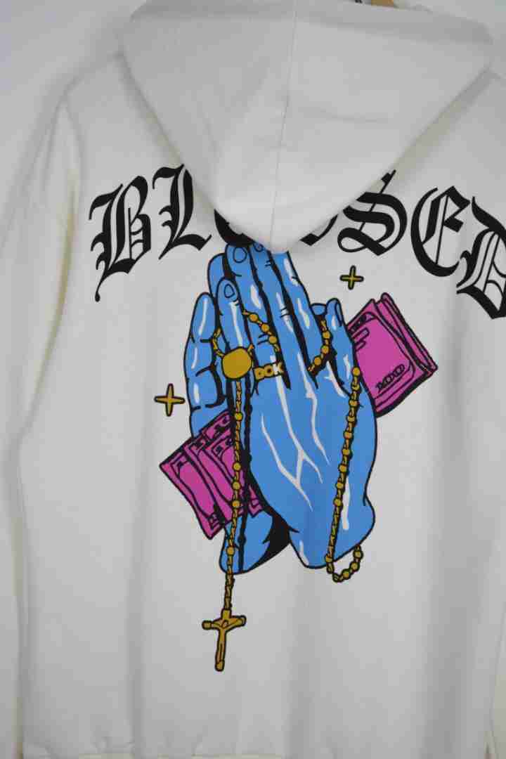 Felpa oversize blessed