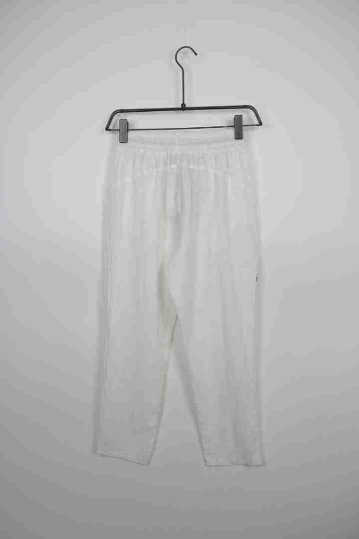 Pantaloni con coulisse in lino