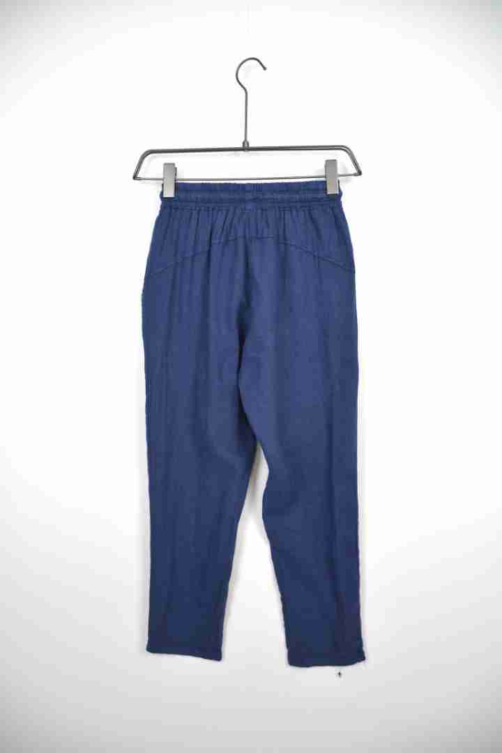 Pantaloni con coulisse in lino