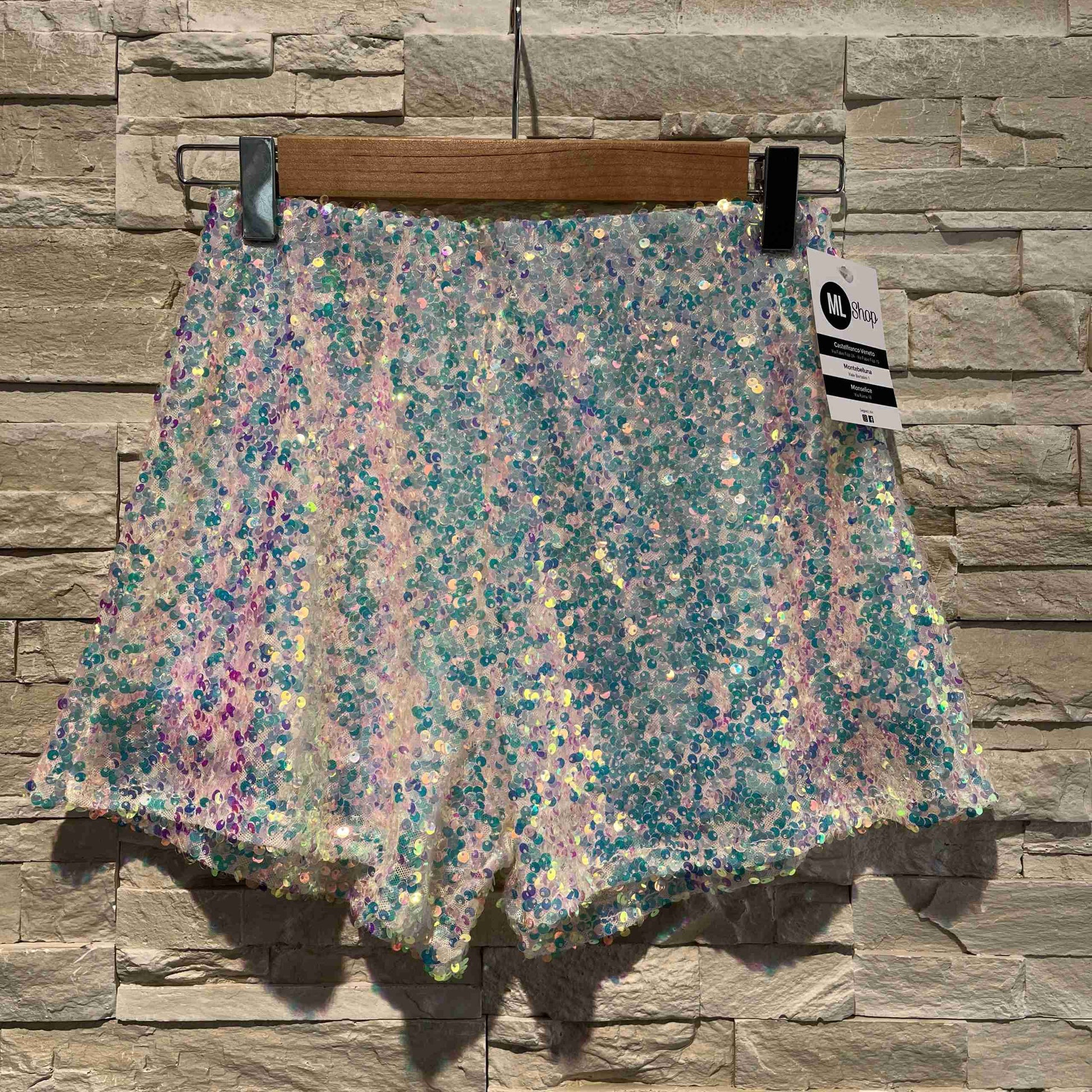 Shorts in paillettes