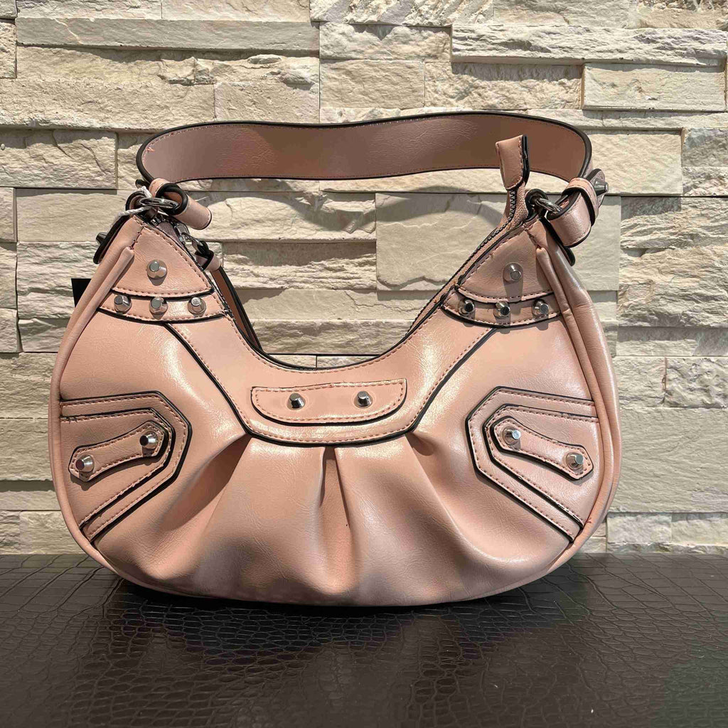 Borsetta a tracolla borchiata