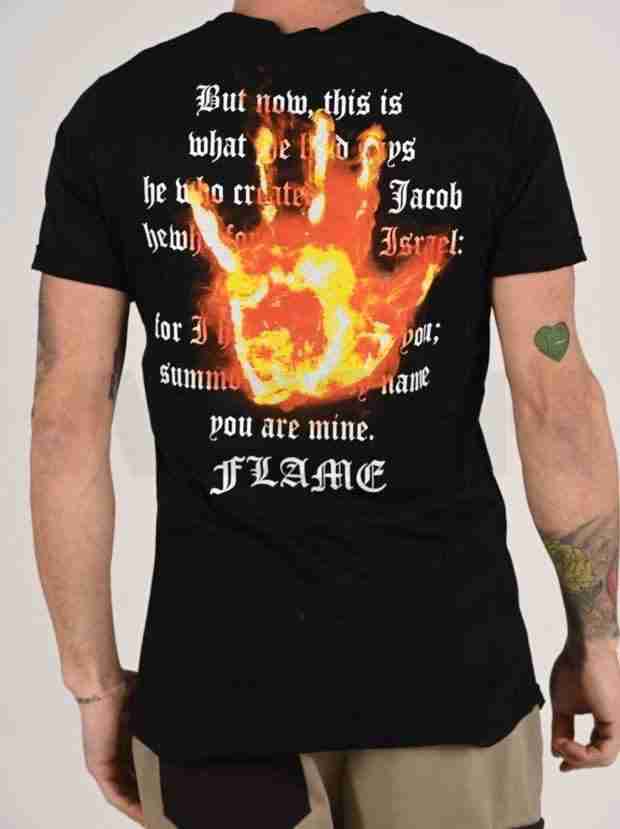T-shirt flame