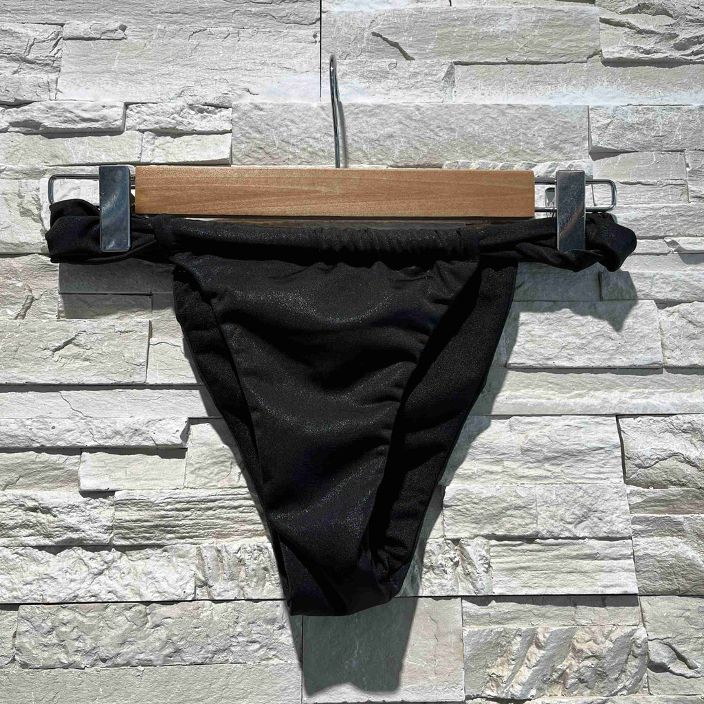Bikini satinato con glitter