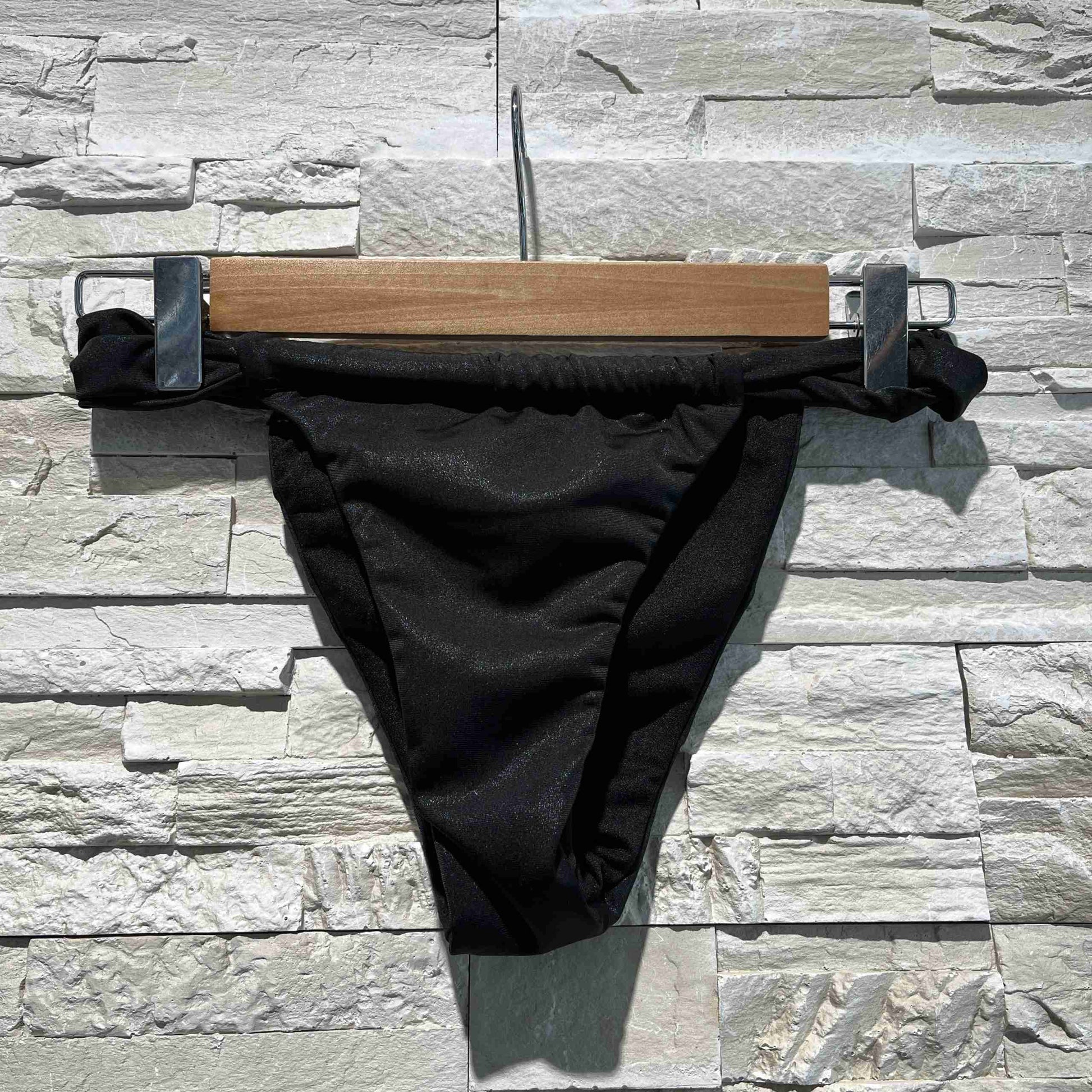 Bikini satinato con glitter