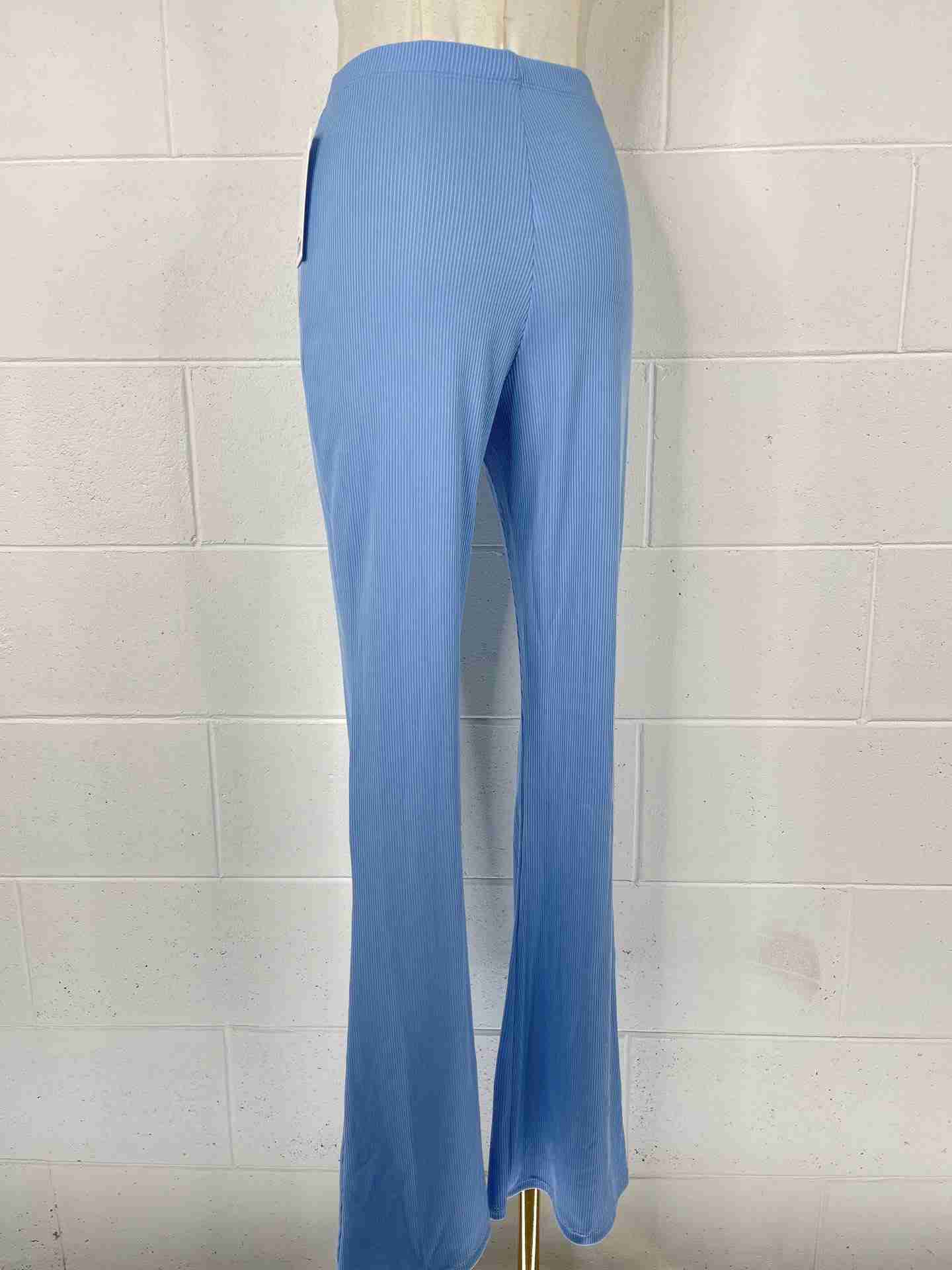 Pantaloni costine a zampa