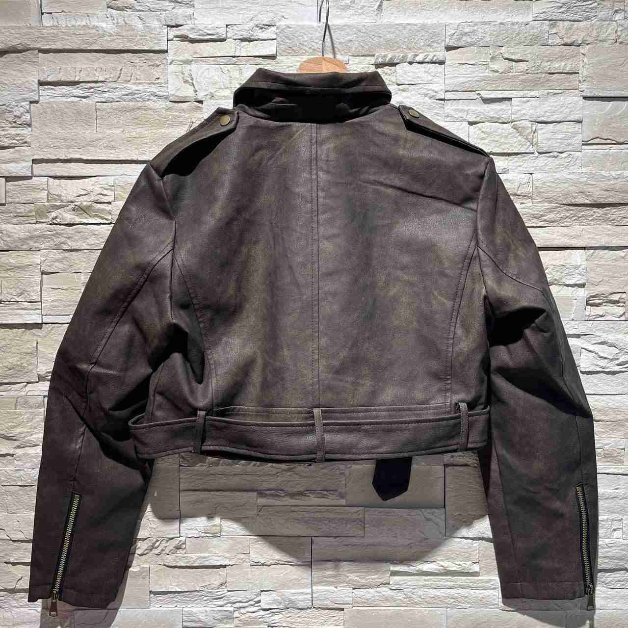 Giacca leather vision