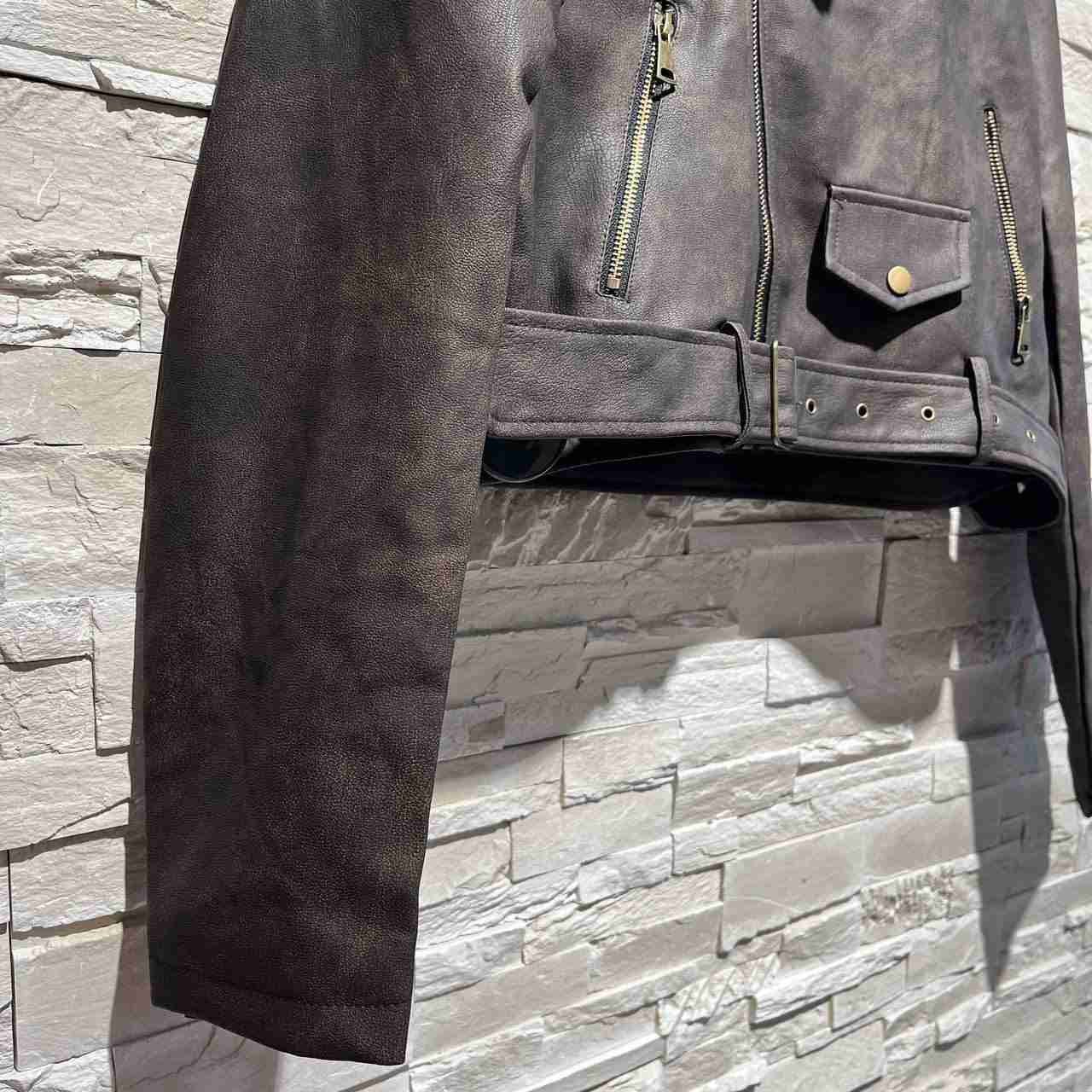 Giacca leather vision
