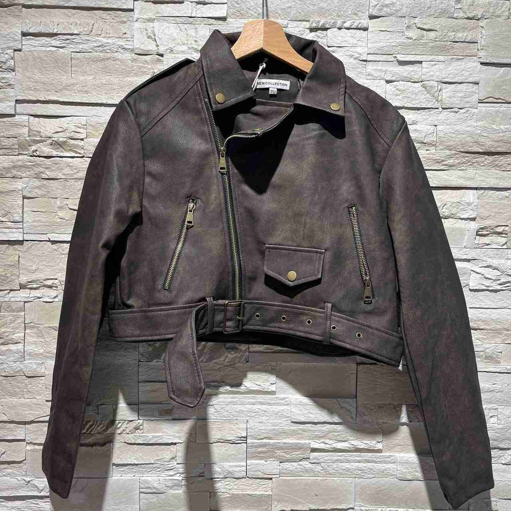 Giacca leather vision