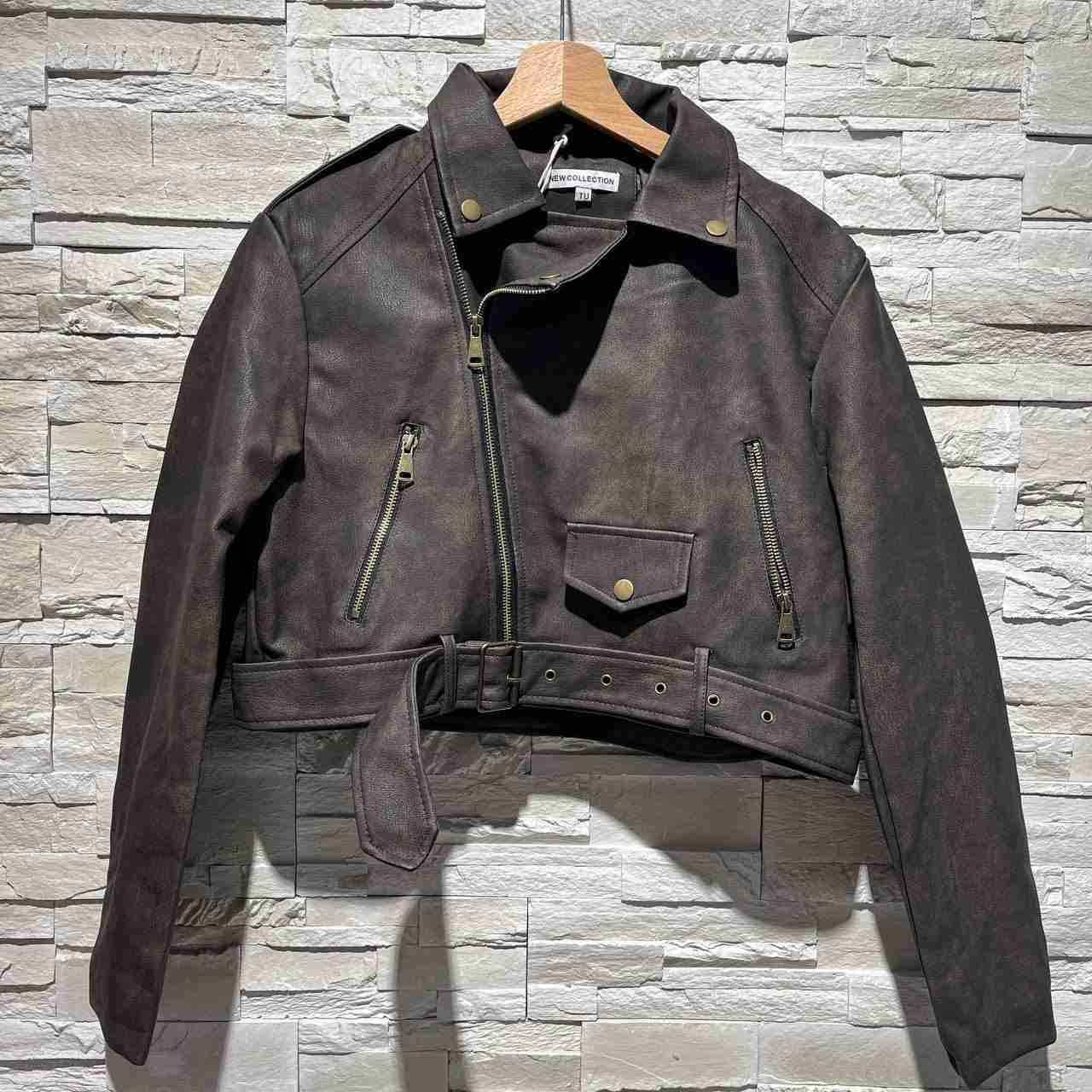 Giacca leather vision