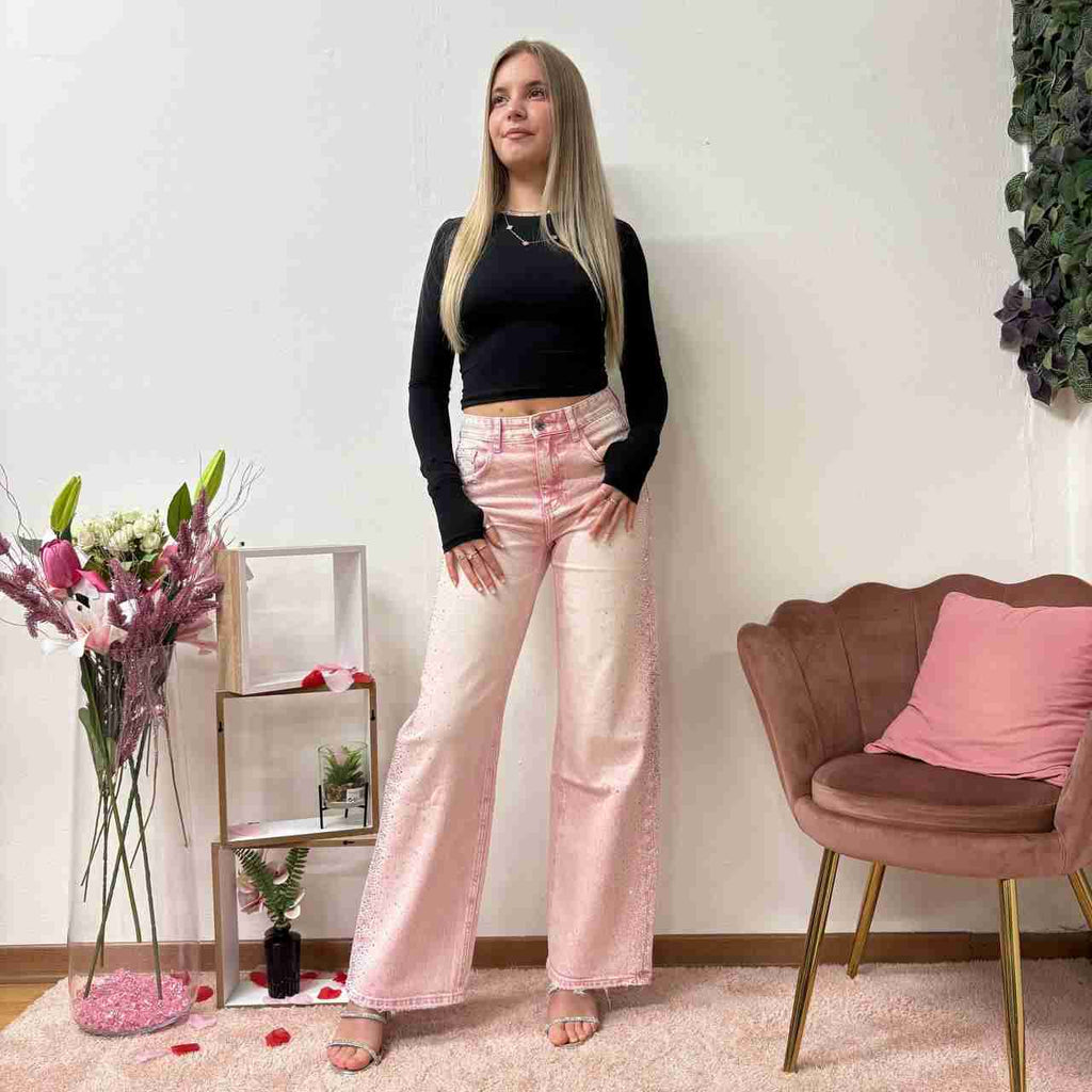 Jeans pink glam