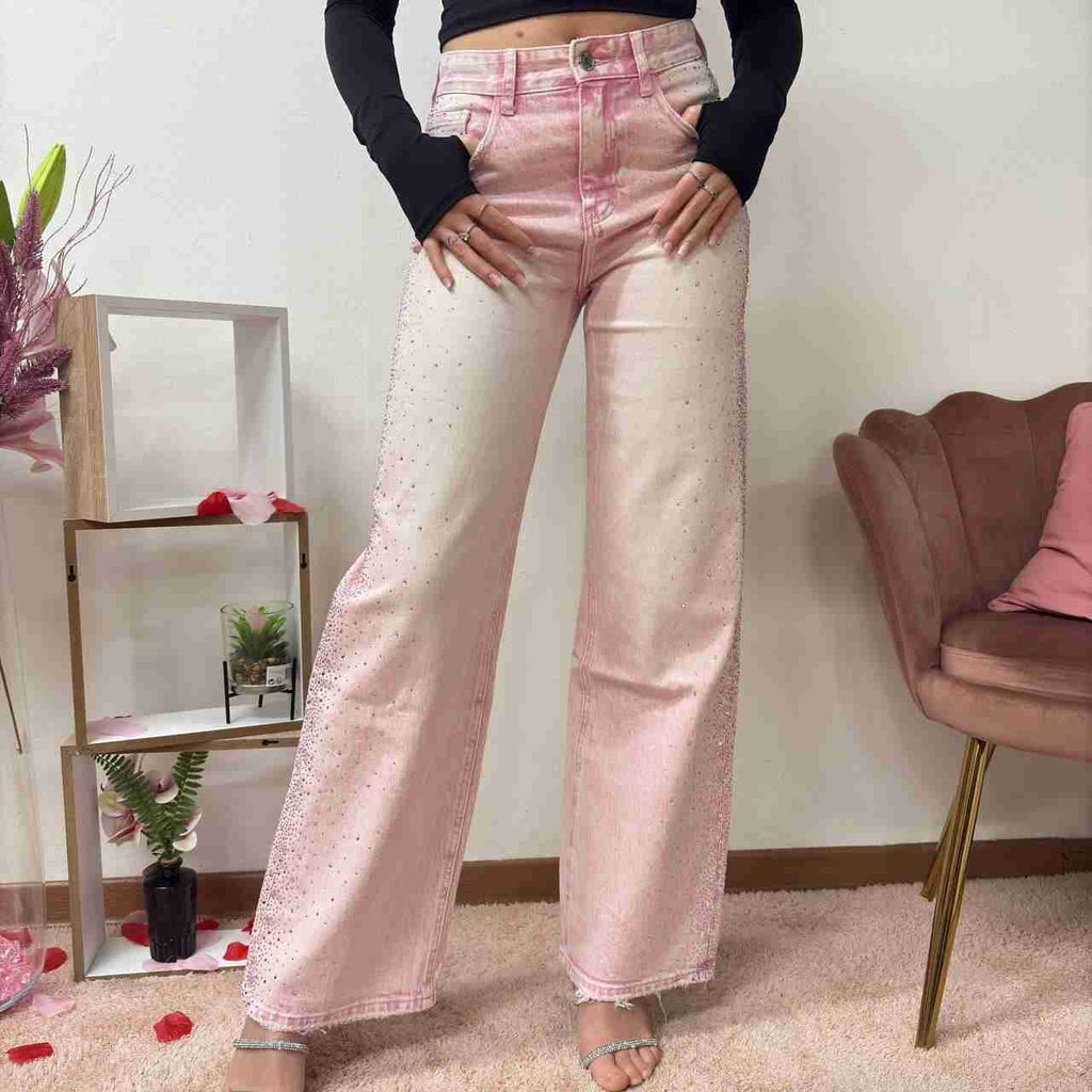 Jeans pink glam