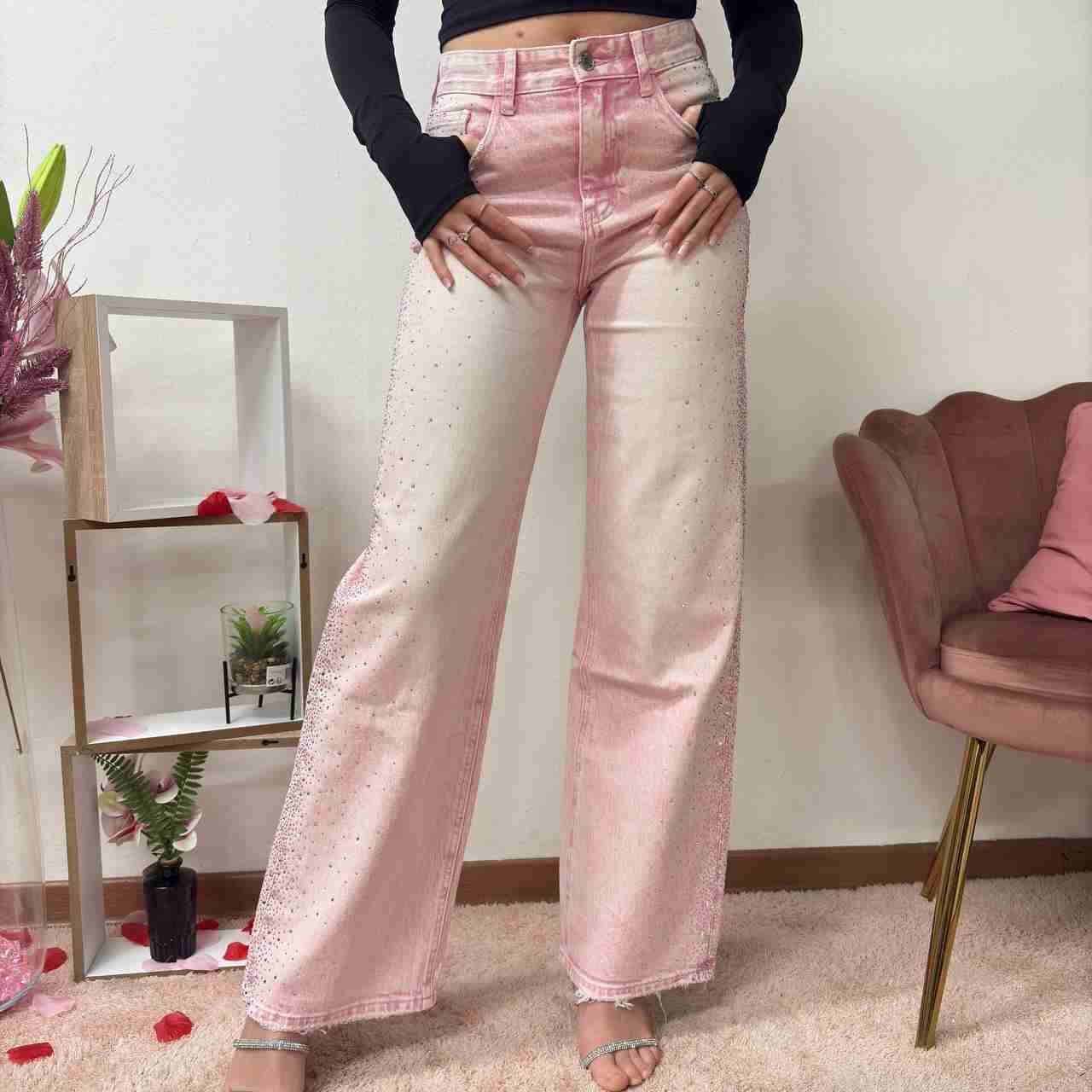 Jeans pink glam