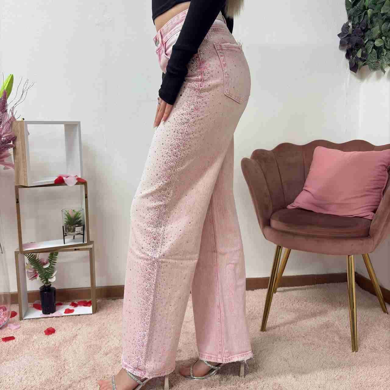 Jeans pink glam