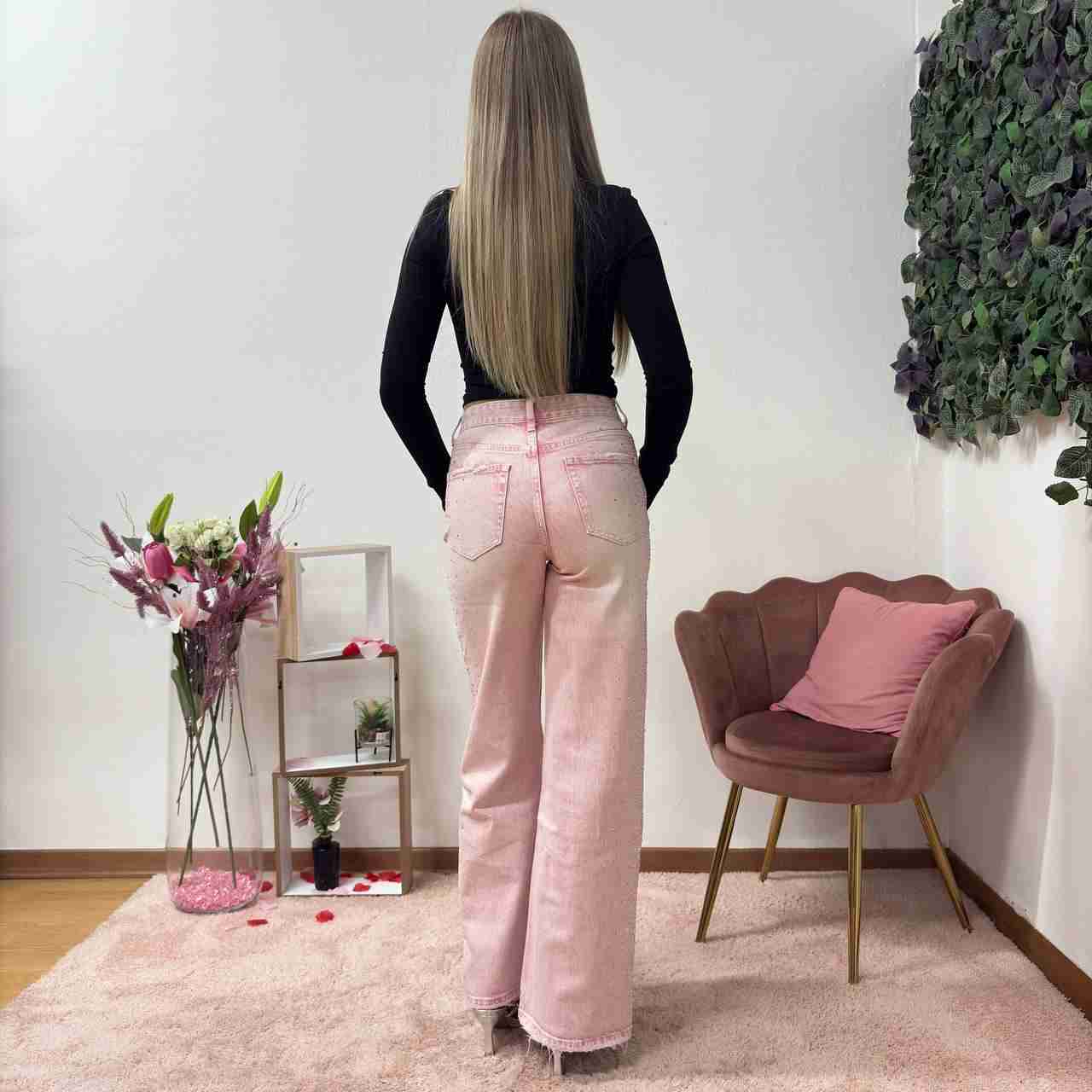 Jeans pink glam