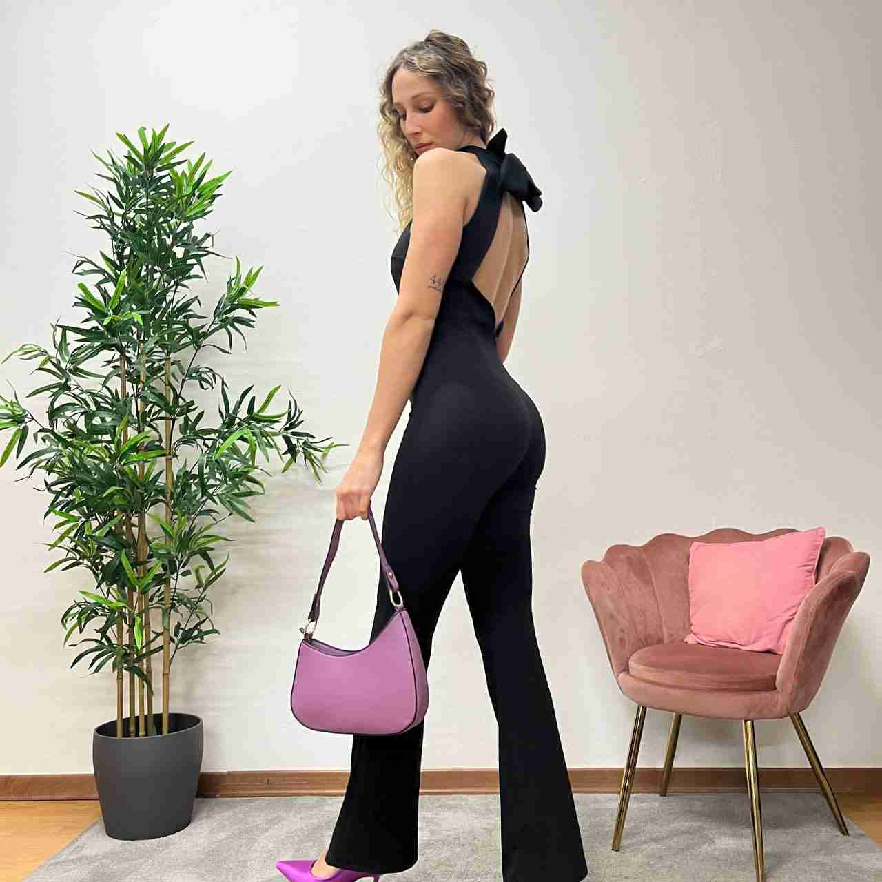 Tacchi satinati color glicine