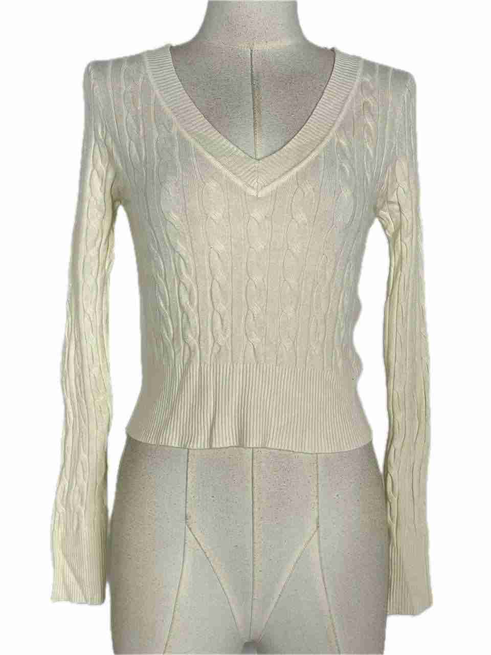 Maglione treccia