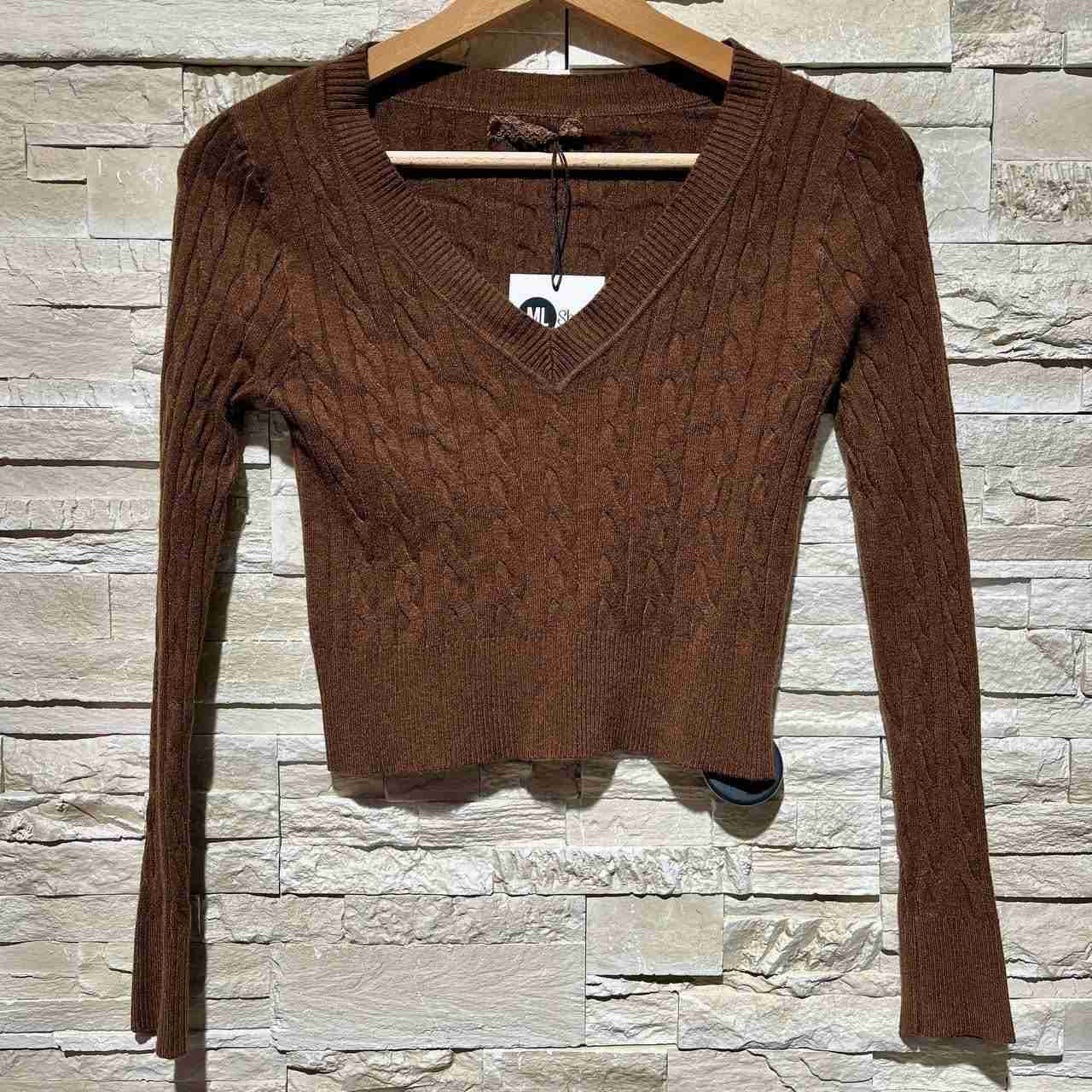 Maglione treccia