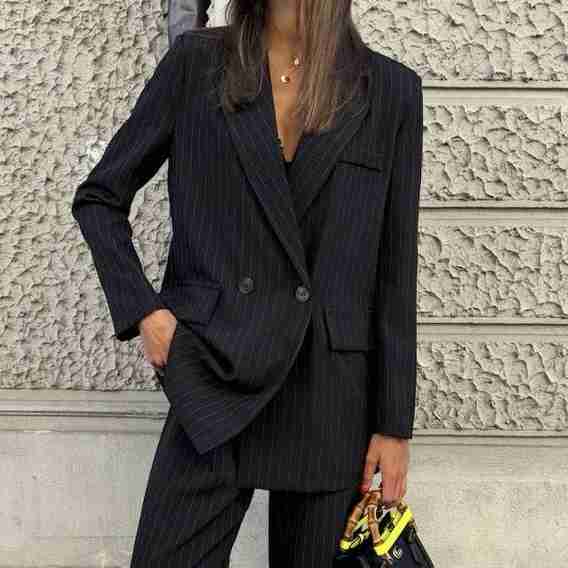 Blazer gessato
