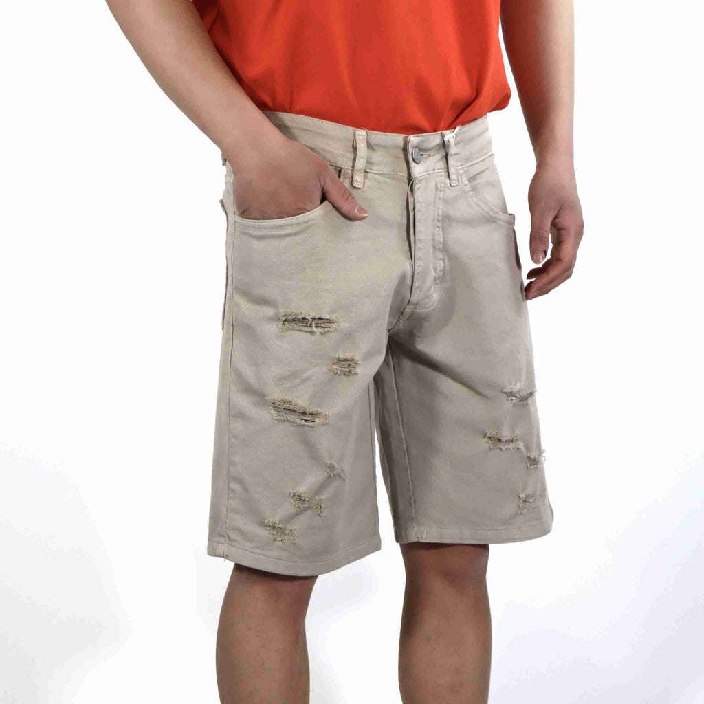 Pantaloncini sabbia in jeans