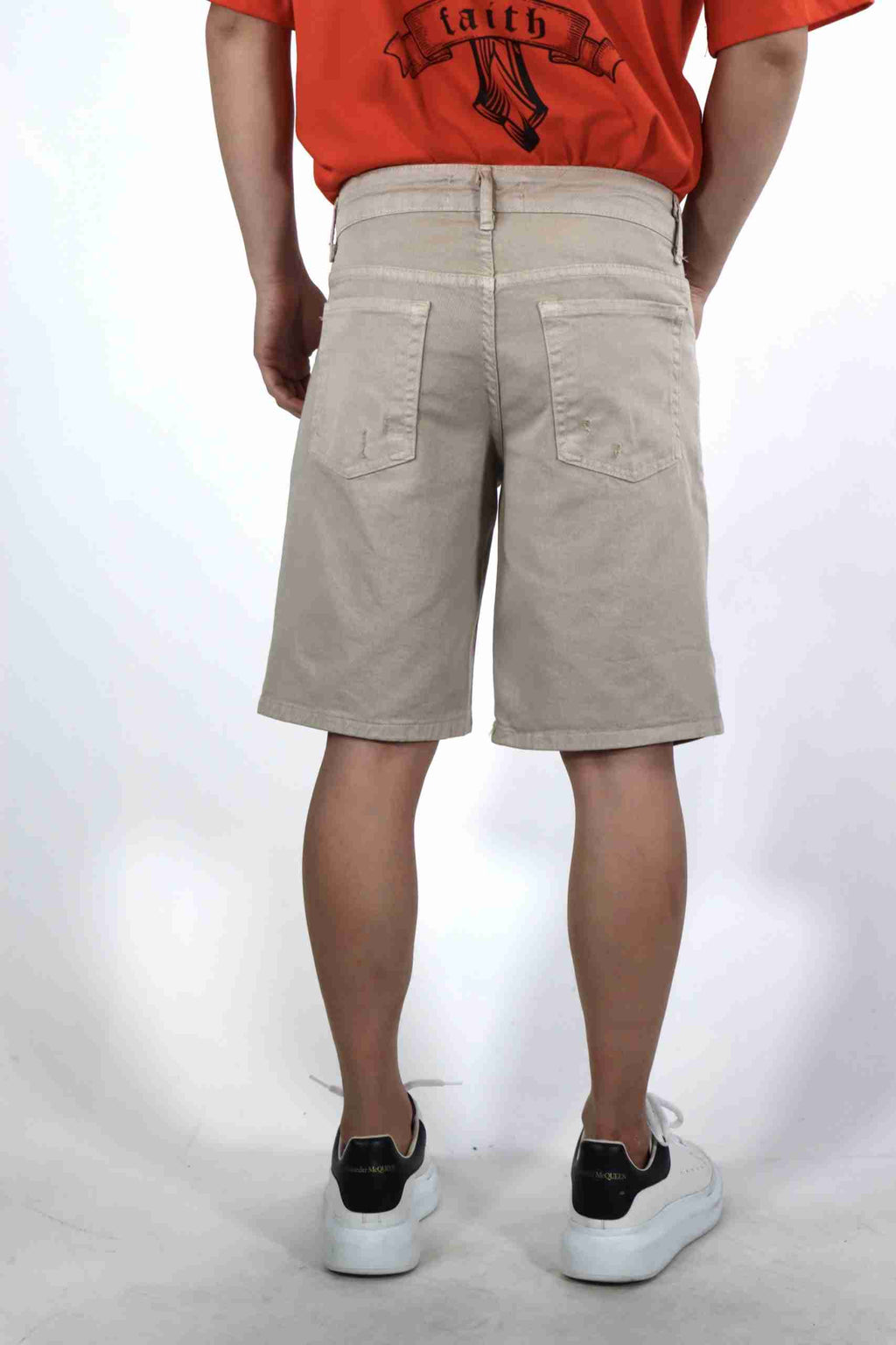 Pantaloncini sabbia in jeans